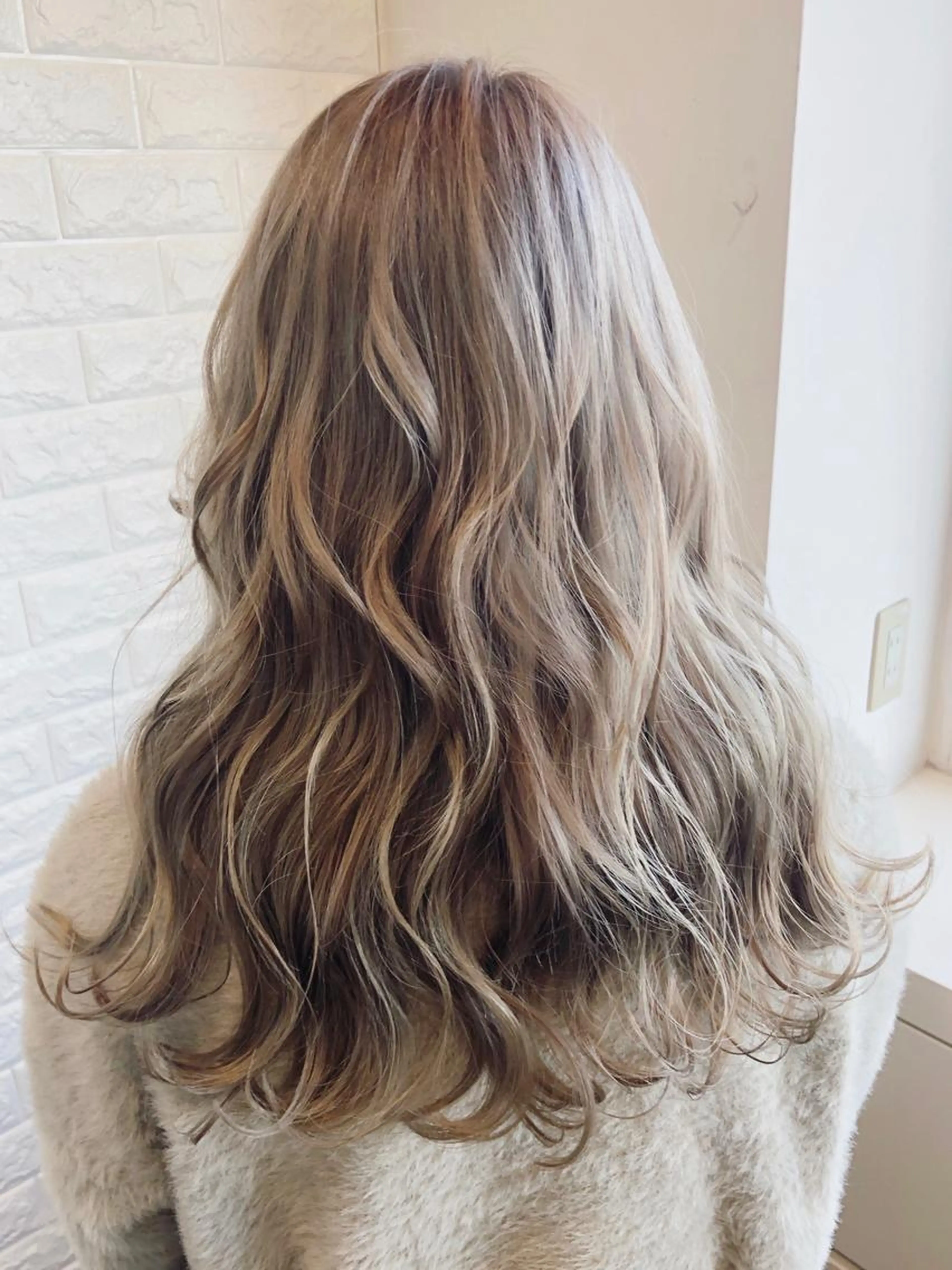 レディース　カット+ダブルカラーの写真