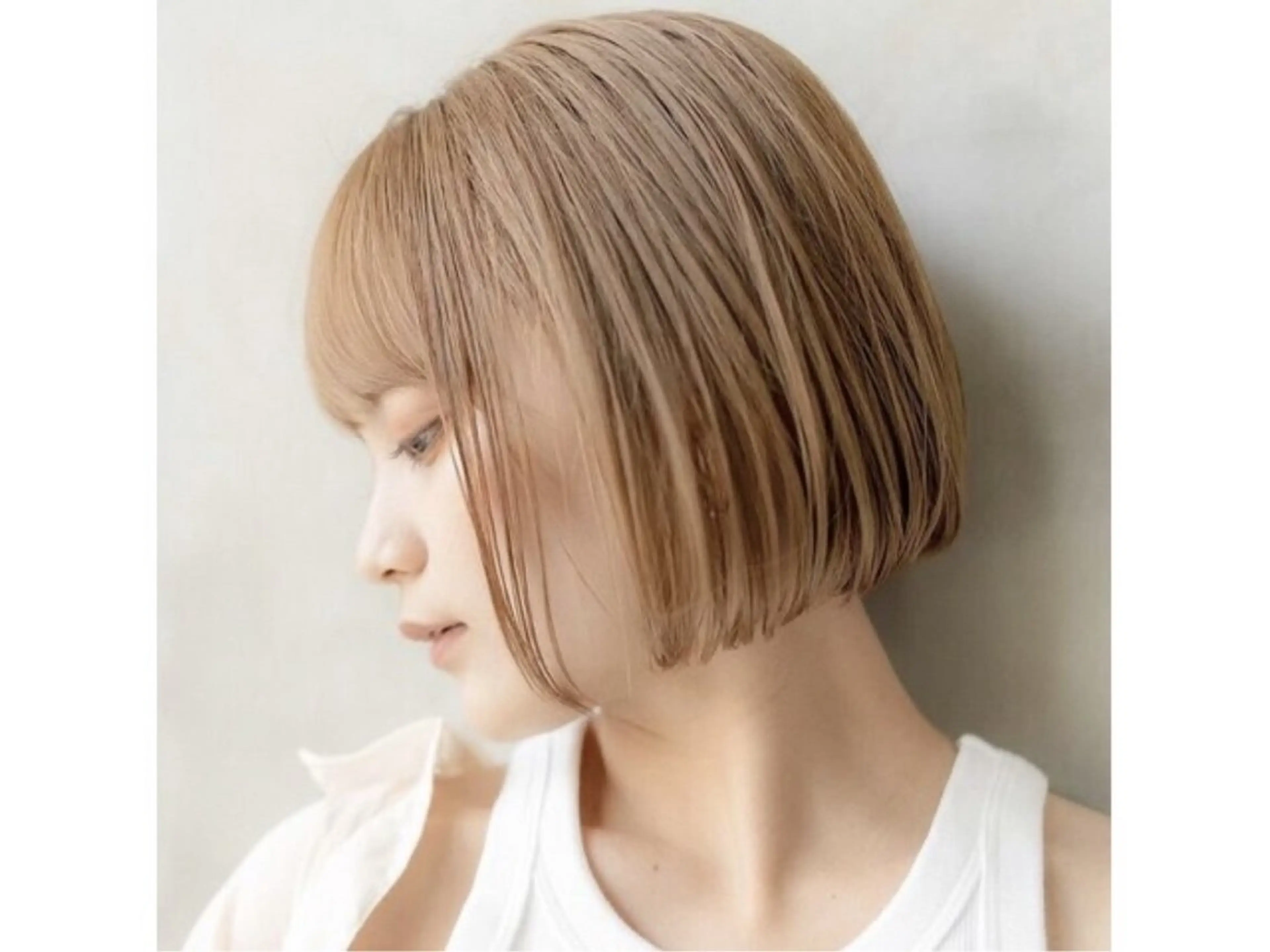 ショート カラー ベージュカラー ミルクティーベージュ L’me  TOKYO by youres所属・《柔らかhair𓍯 》副店長 木村美姫のヘアスタイル