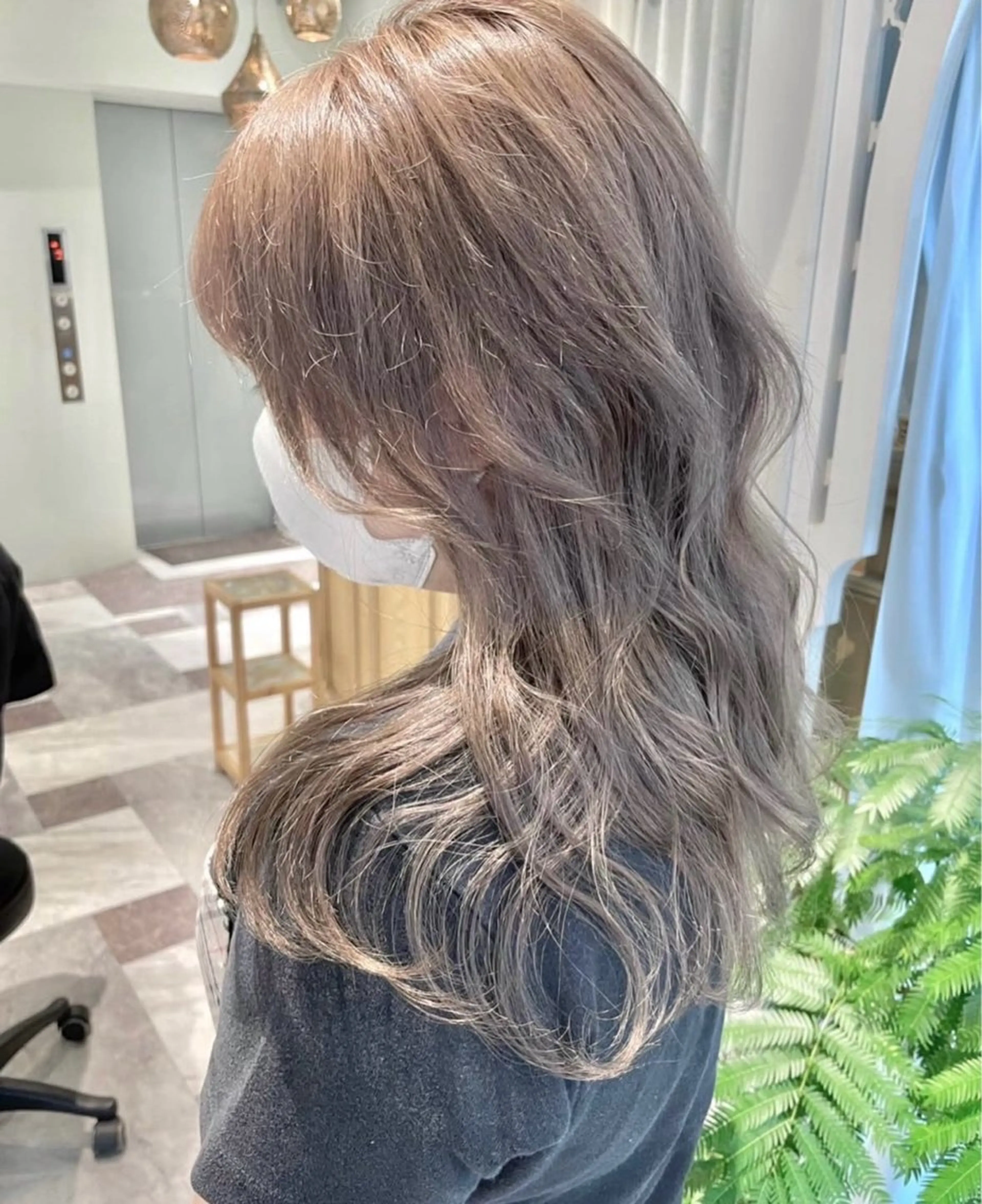 カラー ブリーチなし/ 透明感カラー/松沢のヘアスタイル