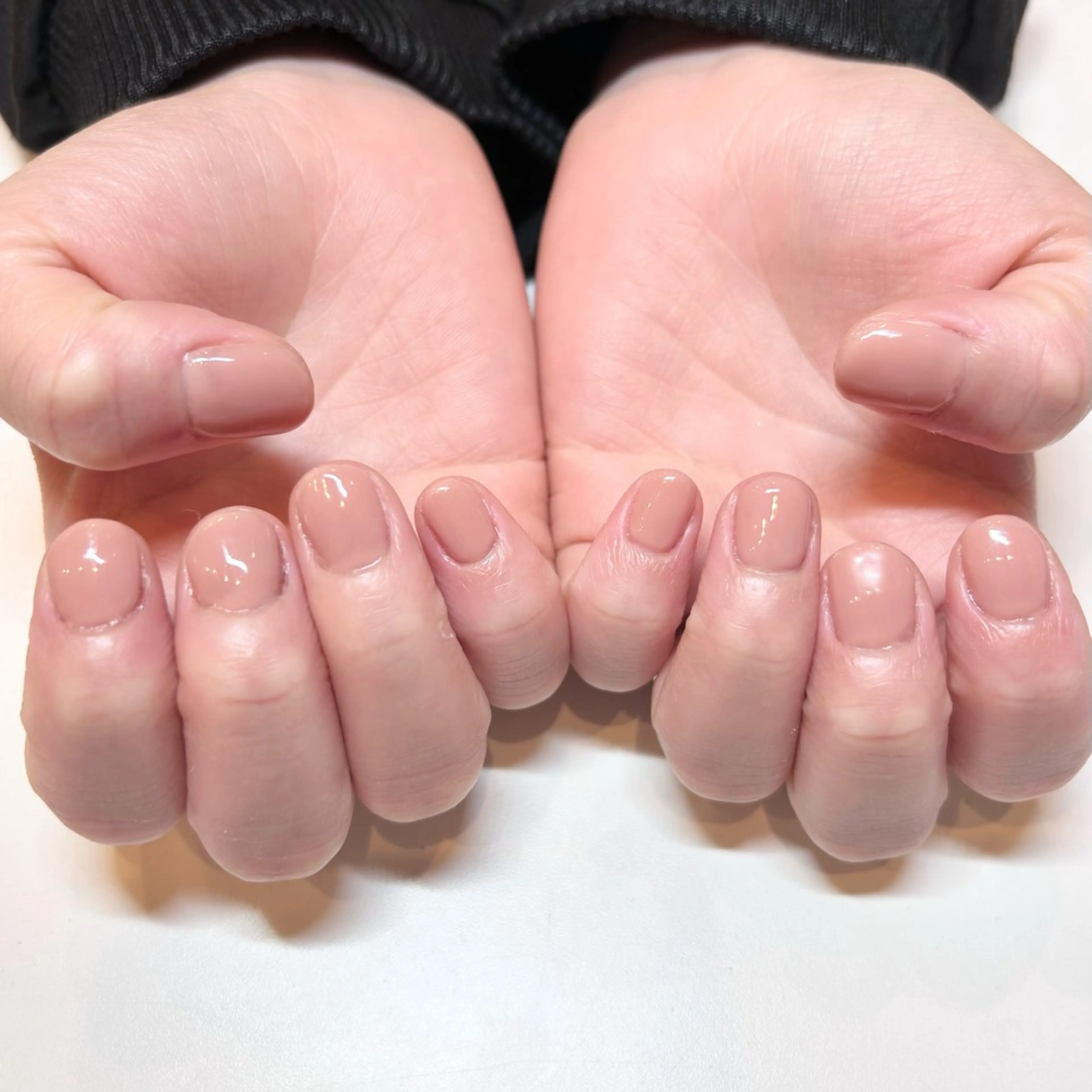 ネイル ワンカラーネイル OfHAIR自由が丘WEST店所属・🪐ほそだ ひとみ🪐のマツエク・マツパデザイン