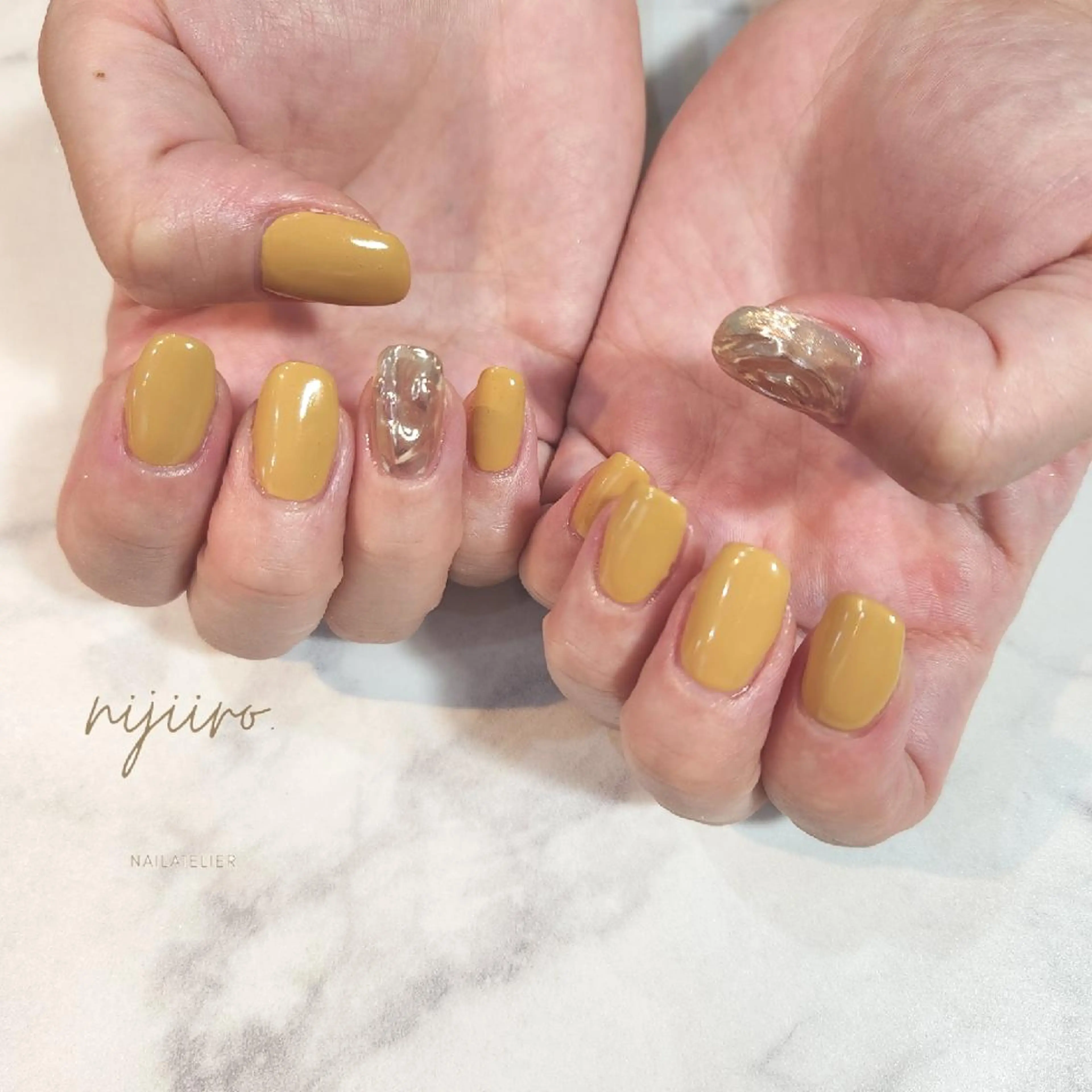 ネイル ハンドネイル nailatelier nijiiro.所属・nijiiro🌈 サトウのネイルデザイン