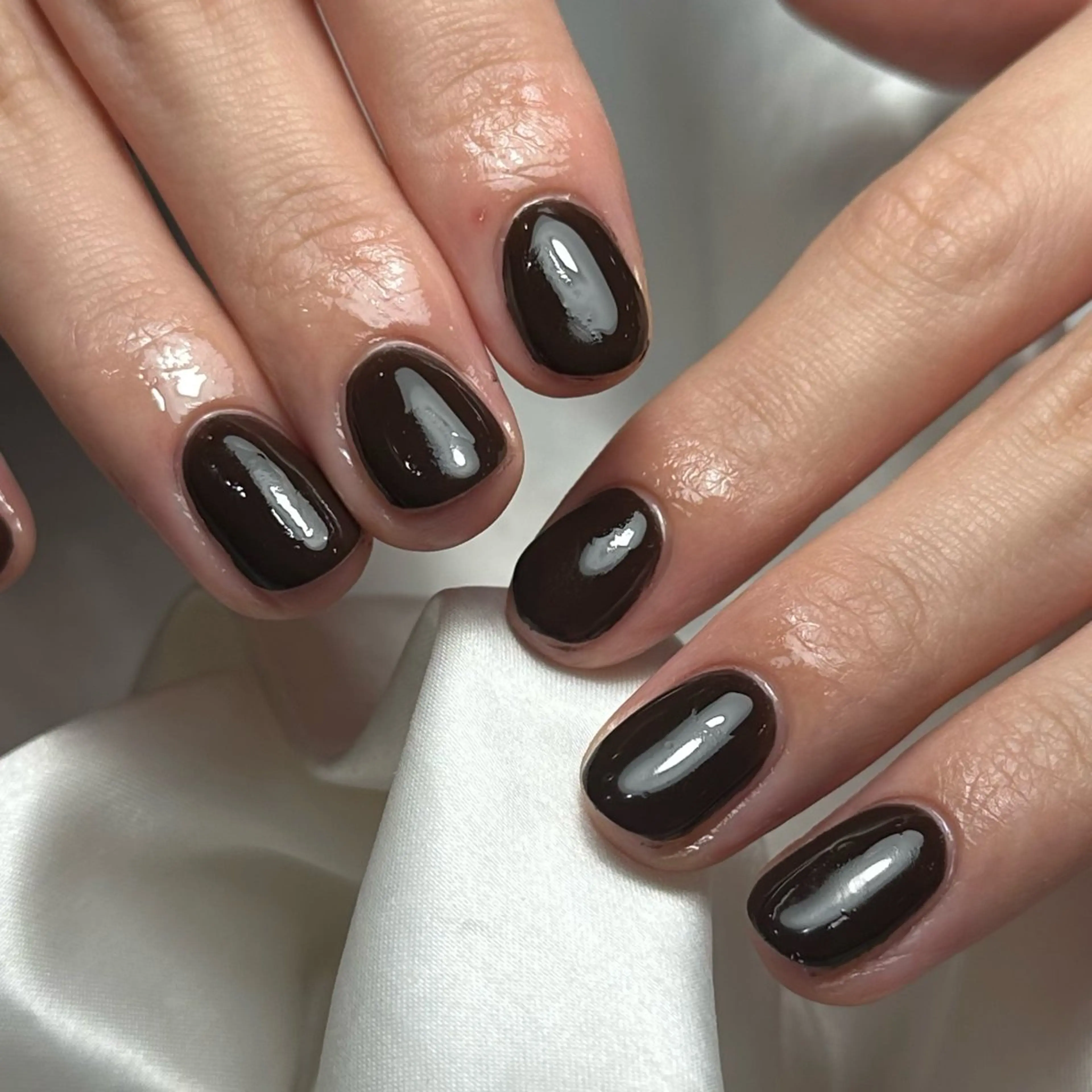 ネイル ブラウン Ray nail natsu🎀のネイルデザイン