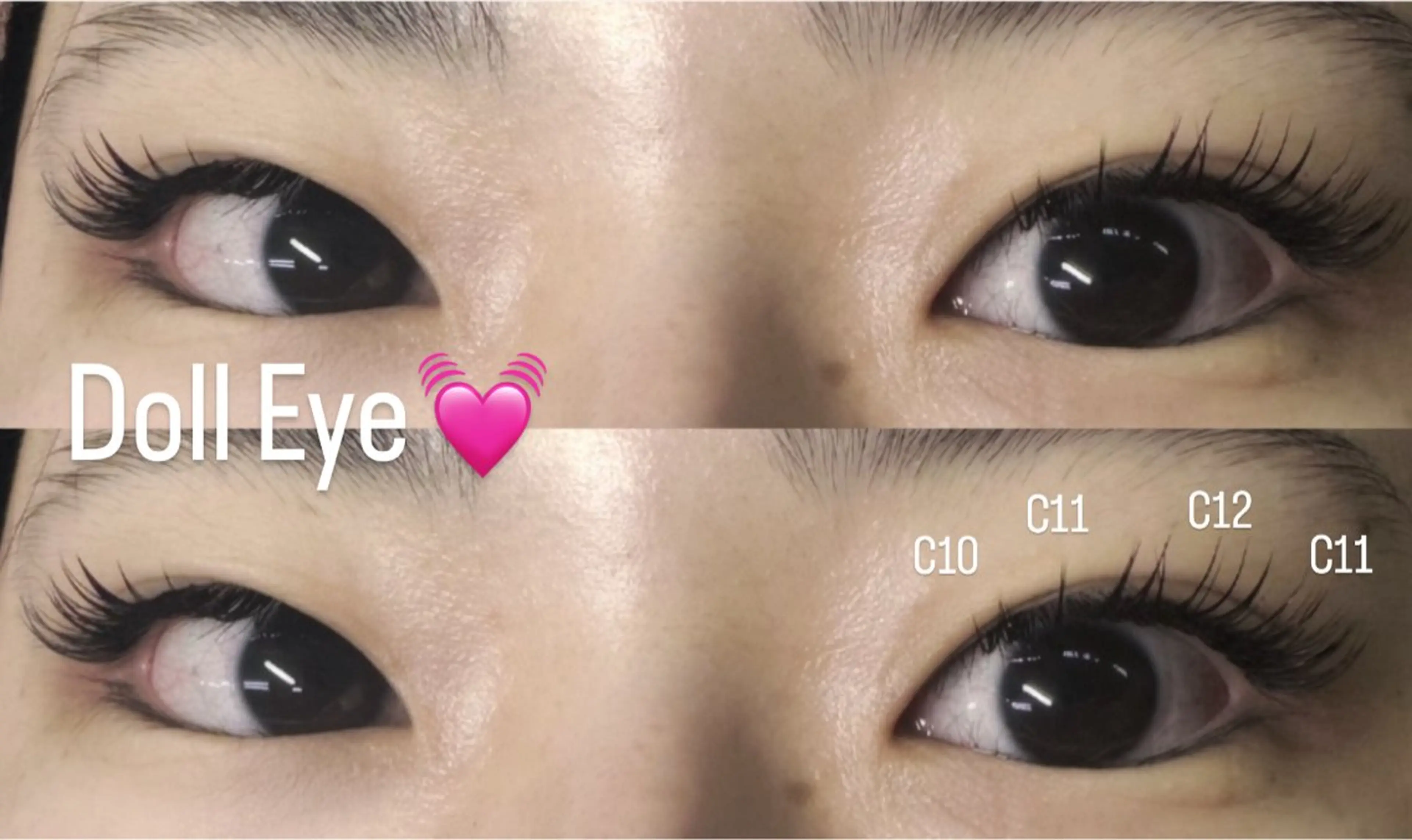 マツエク・マツパ Cカール ミンク MAQUIA泉中央店 相馬のマツエク・マツパデザイン