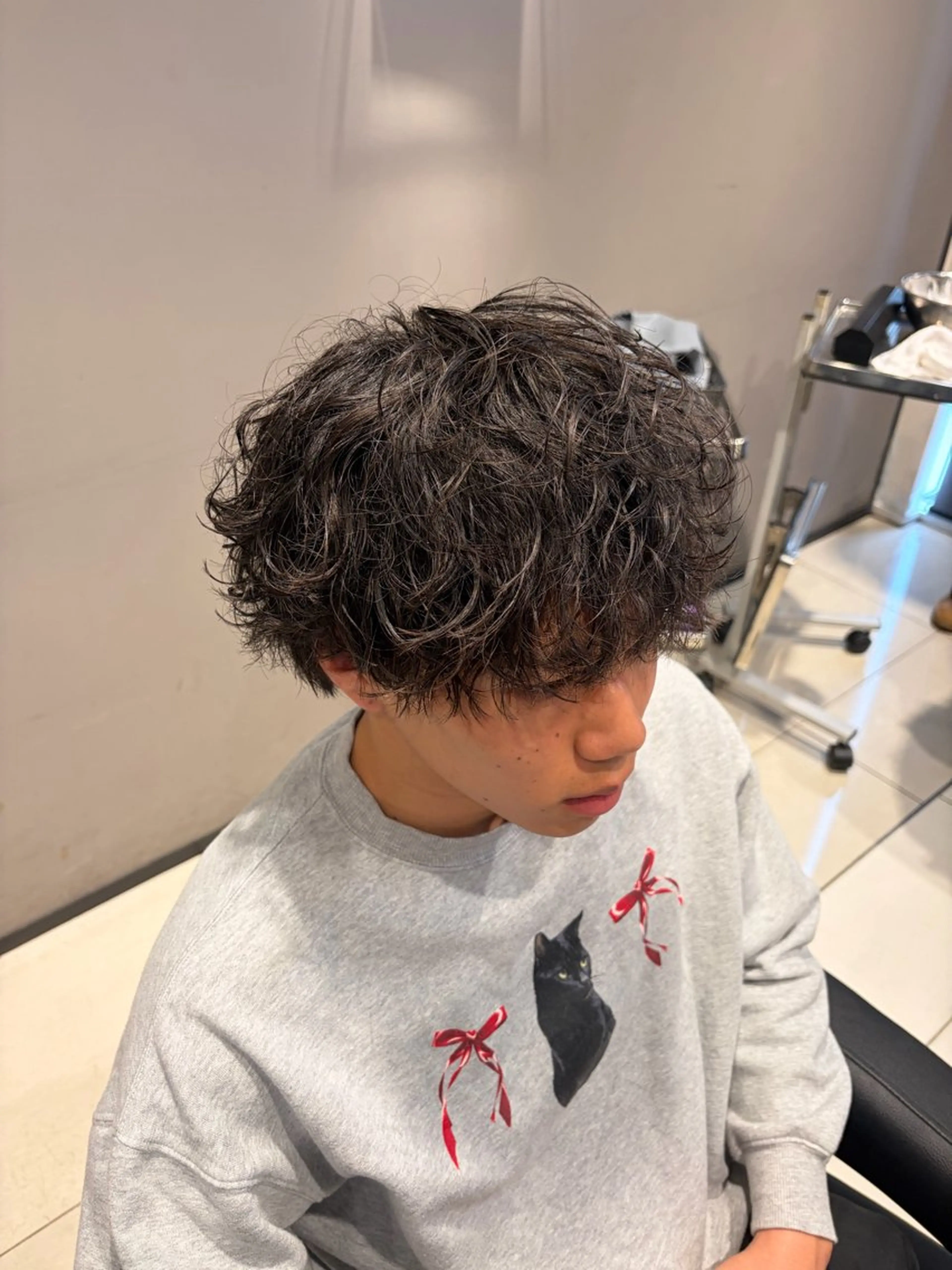 パーマ メンズ メンズパーマ カット パーマ 縮毛矯正 トリートメント 関内/メンズパーマ/ 男性専門/菊池蒼大のヘアスタイル