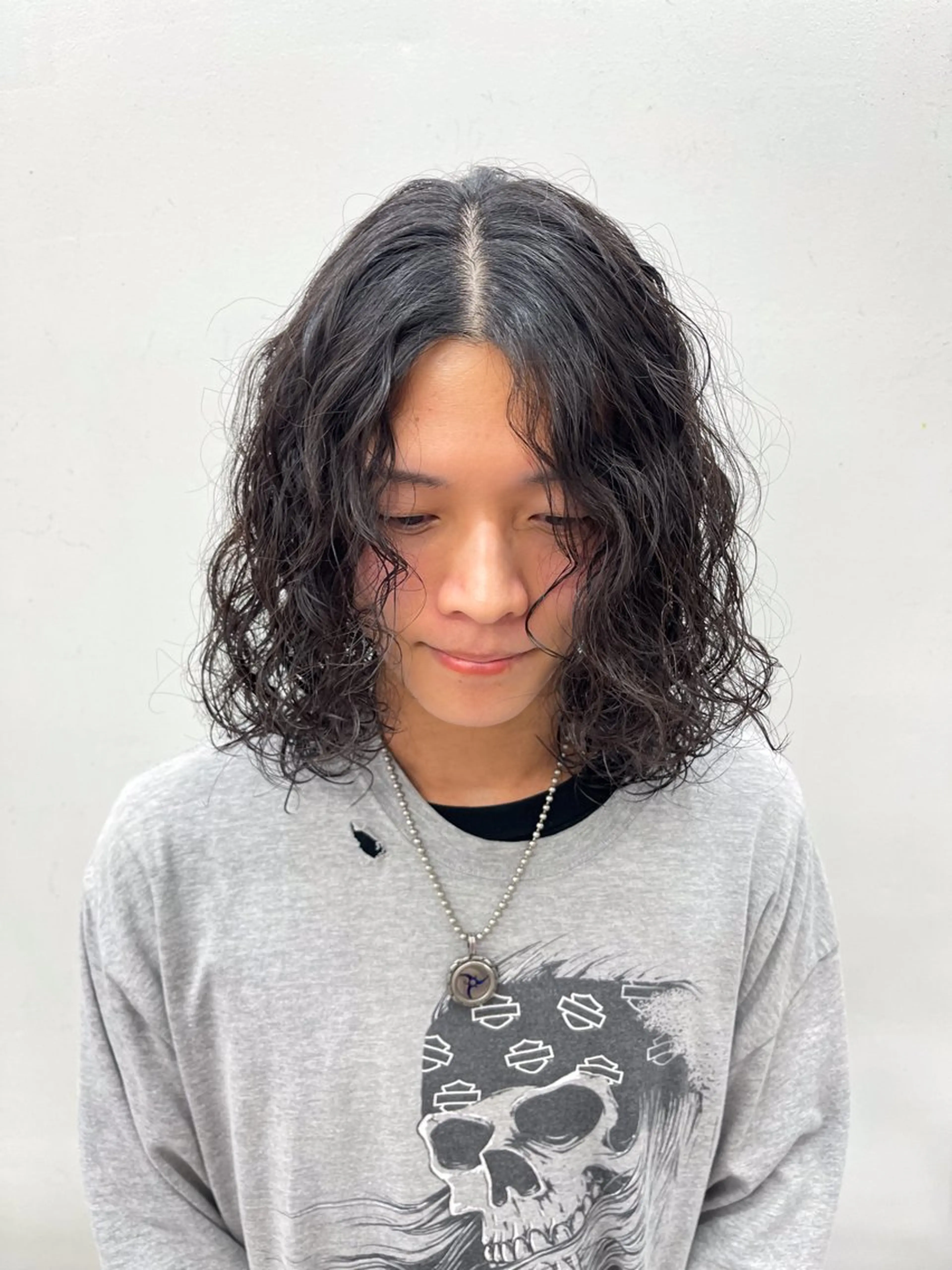 パーマ メンズ カット パーマ 森本裕/オーナー/ スパイラルパーマのヘアスタイル