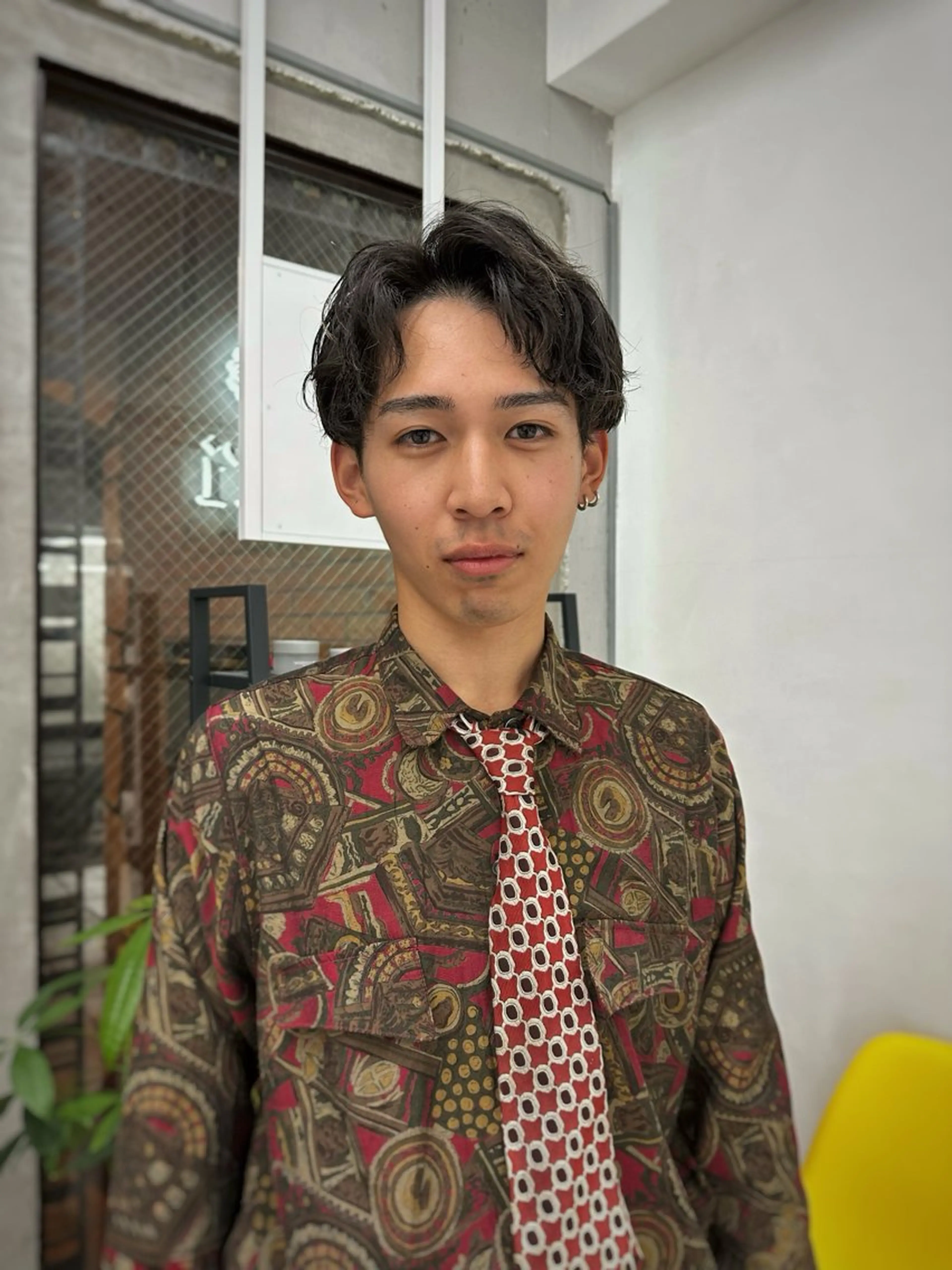 ミディアム パーマ ミディアムパーマ 学生 ツイストパーマ カット パーマ トリートメント 🧃Kawakami kotomi🧃のヘアスタイル