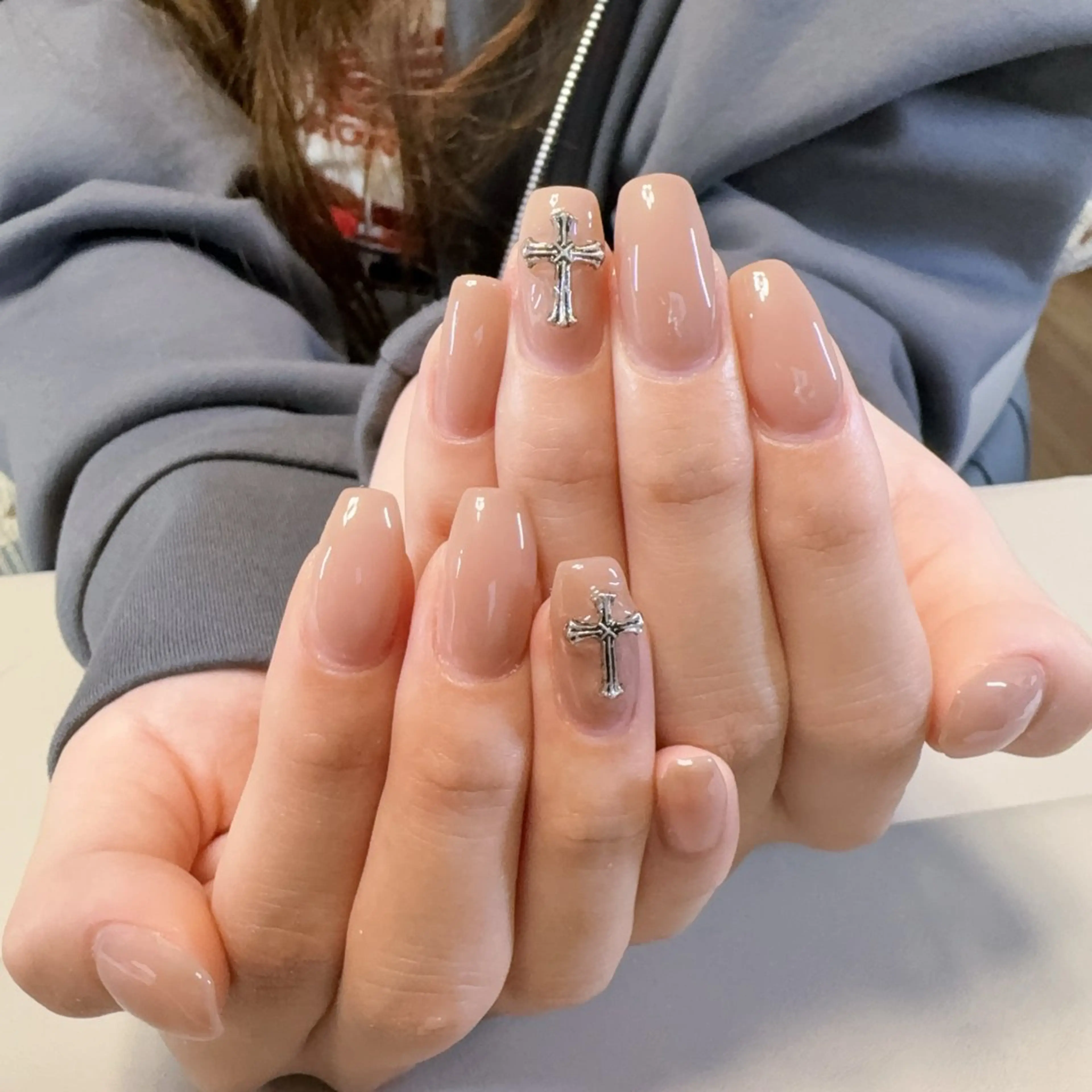 ネイル アニマル柄 べっ甲ネイル ブラウン ジェルネイル ハロウィン ハンドネイル co coのネイルデザイン