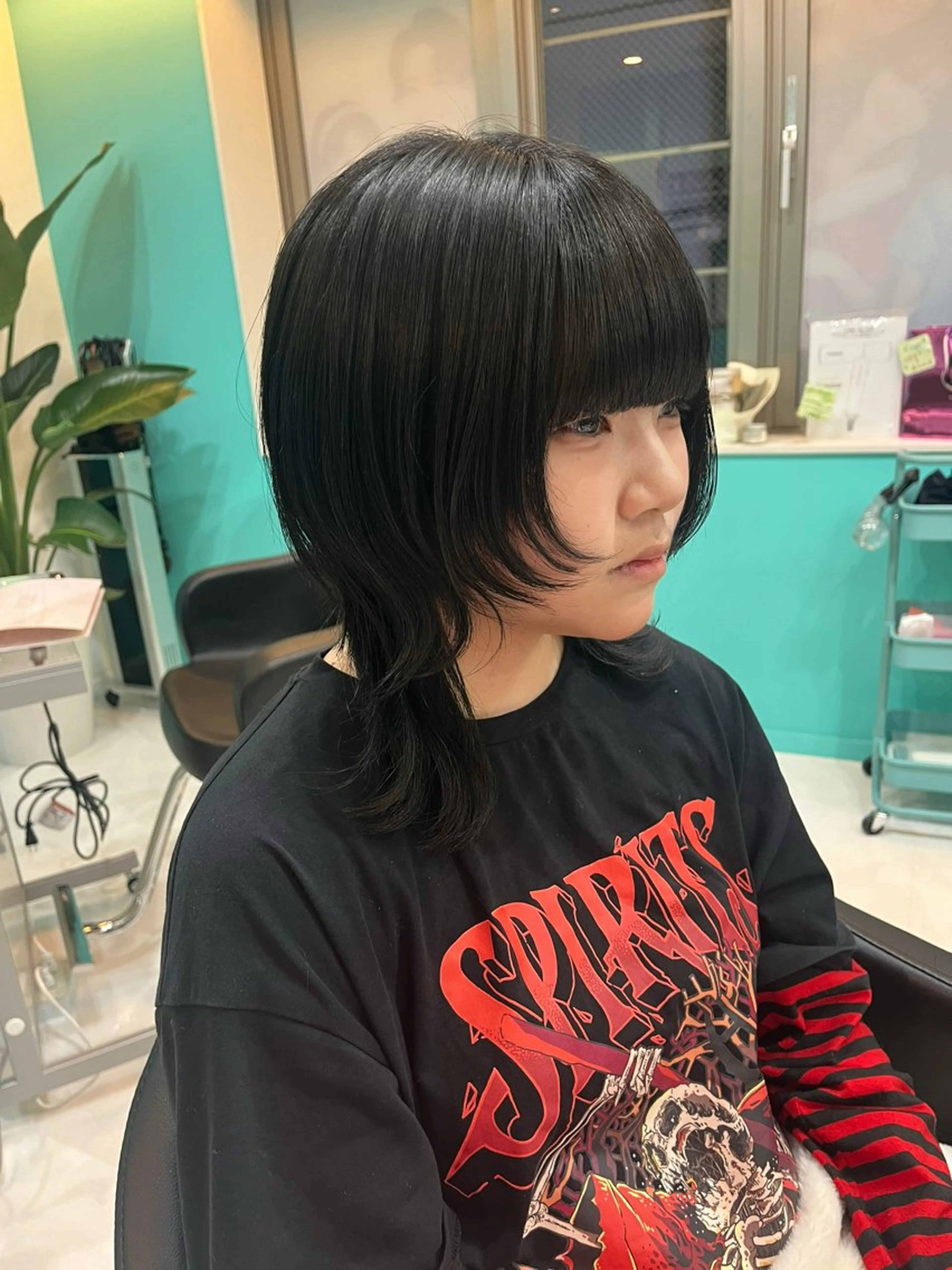 ミディアム ウルフカット カット Misaki/ レイヤー/ウルフのヘアスタイル