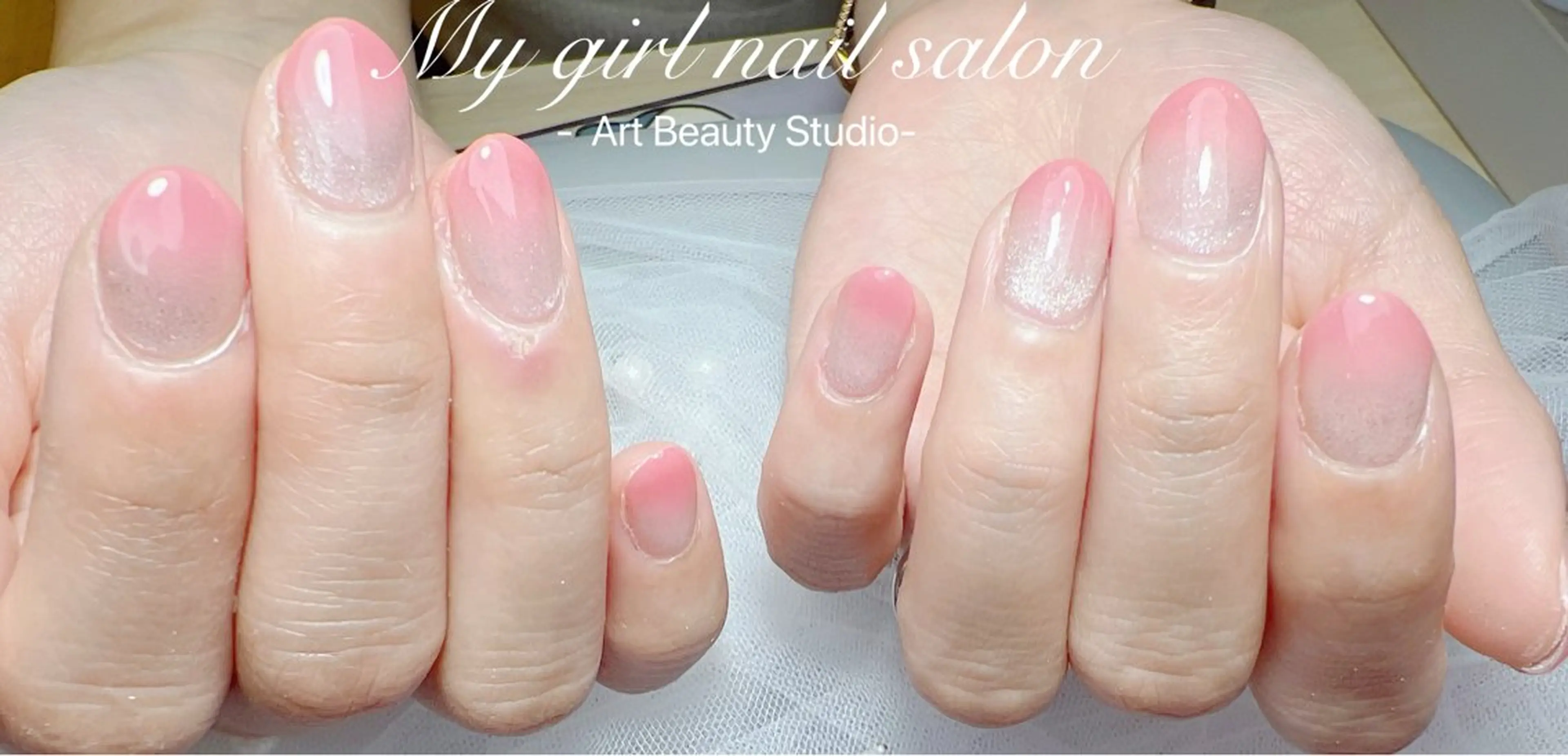 ネイル グラデーション マグネットネイル My Girl nailsalonのネイルデザイン