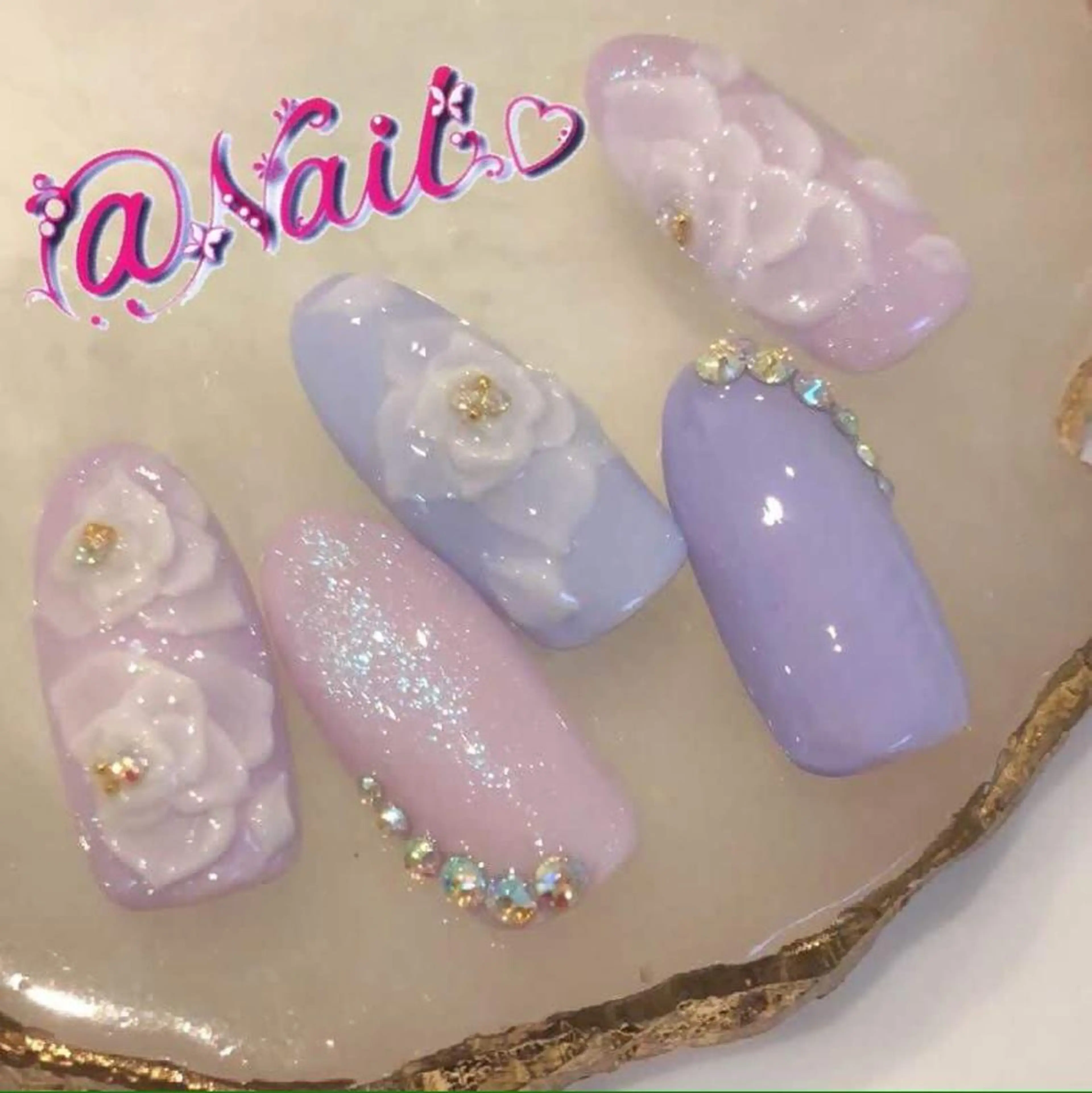 ネイル ネイルチップ 小尾 栞のネイルデザイン