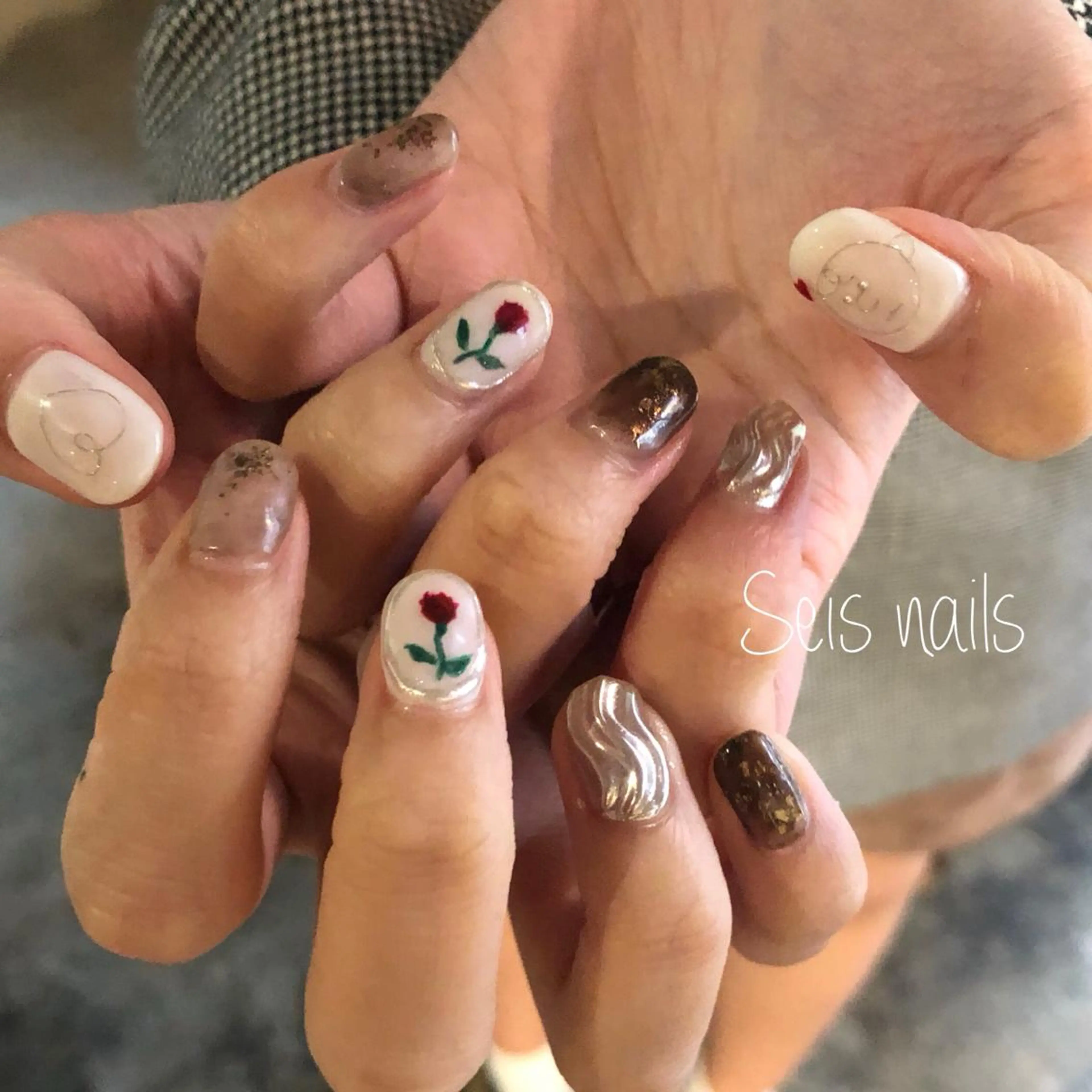 ネイル ハンドネイル Seis Shihoのネイルデザイン