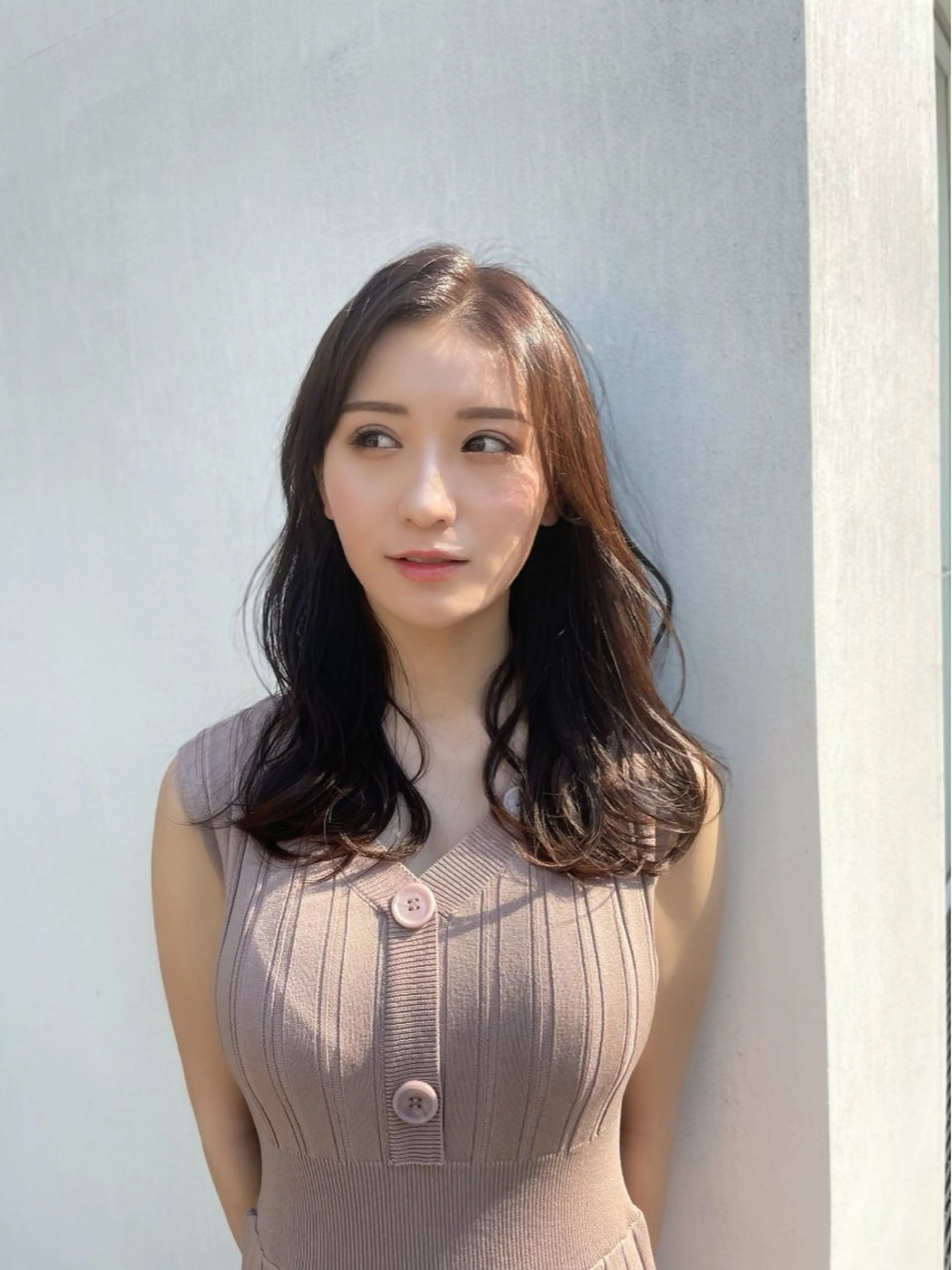 【超🉐】髪質改善ケアカラー+髪質改善トリートメント(シャンプーブロー込み)の写真