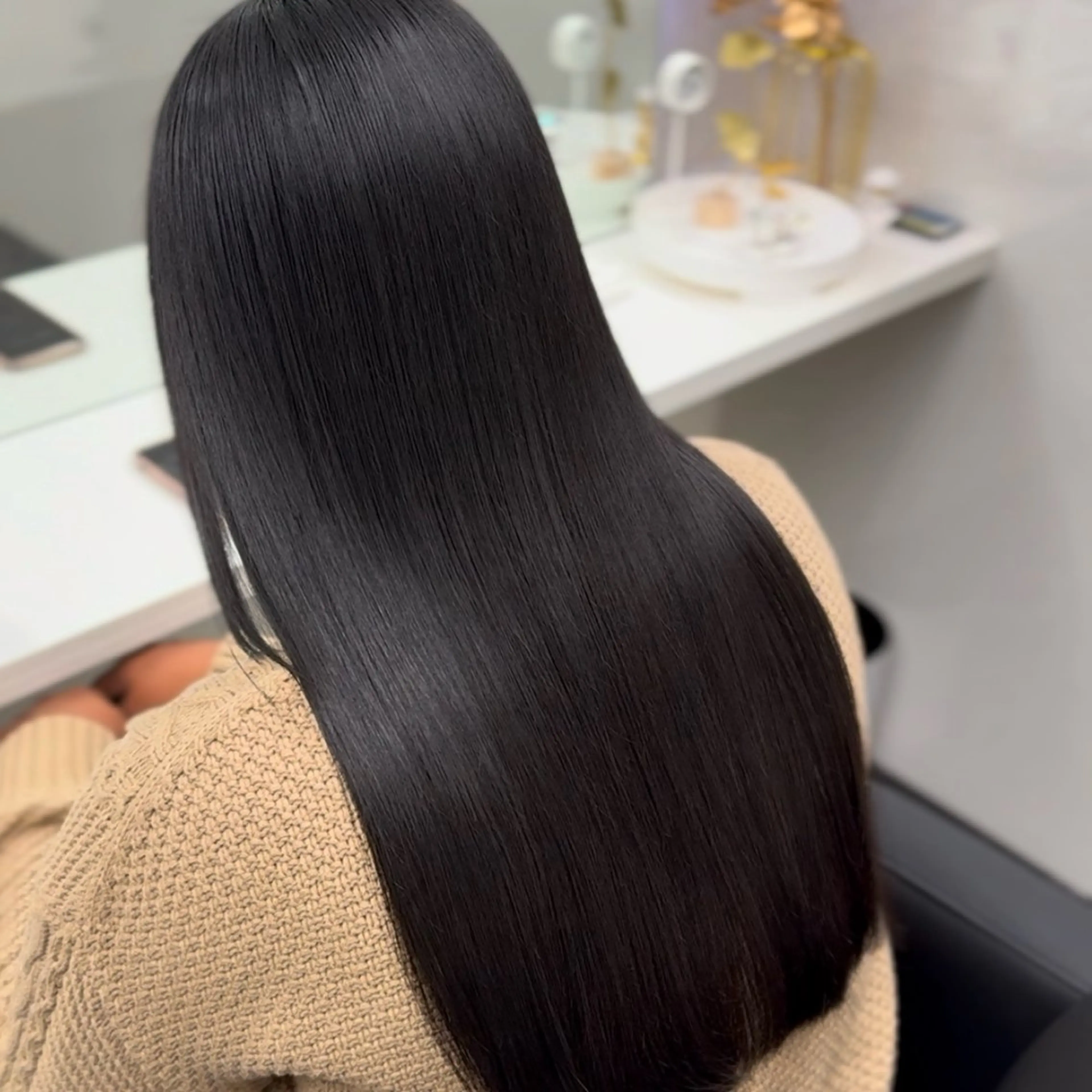 縮毛矯正 トリートメント ハイトーン/ 髪質改善/上質艶髪のヘアスタイル