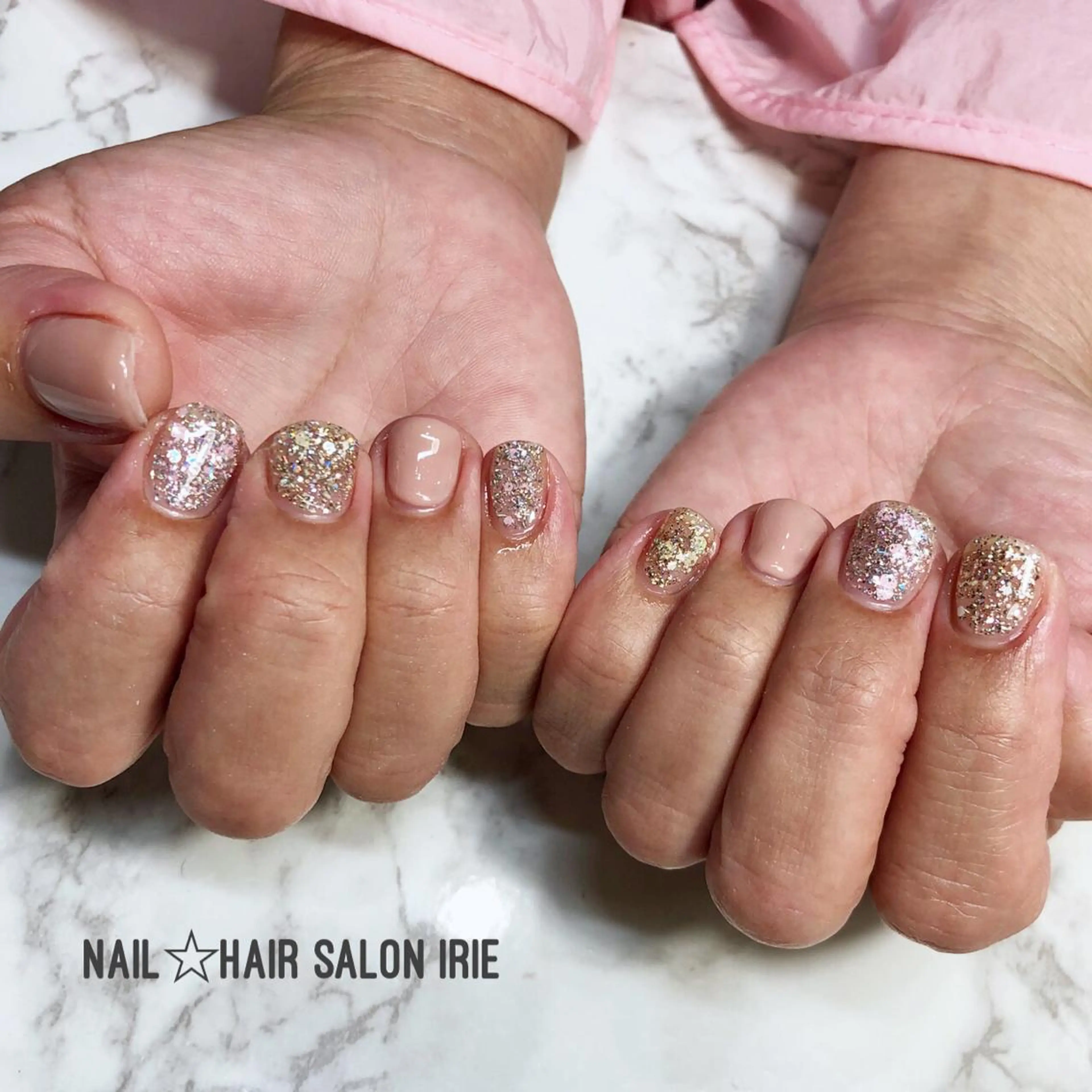 ネイル ハンドネイル ハンドケア Hair salon Irie所属・與儀 知佳のネイルデザイン