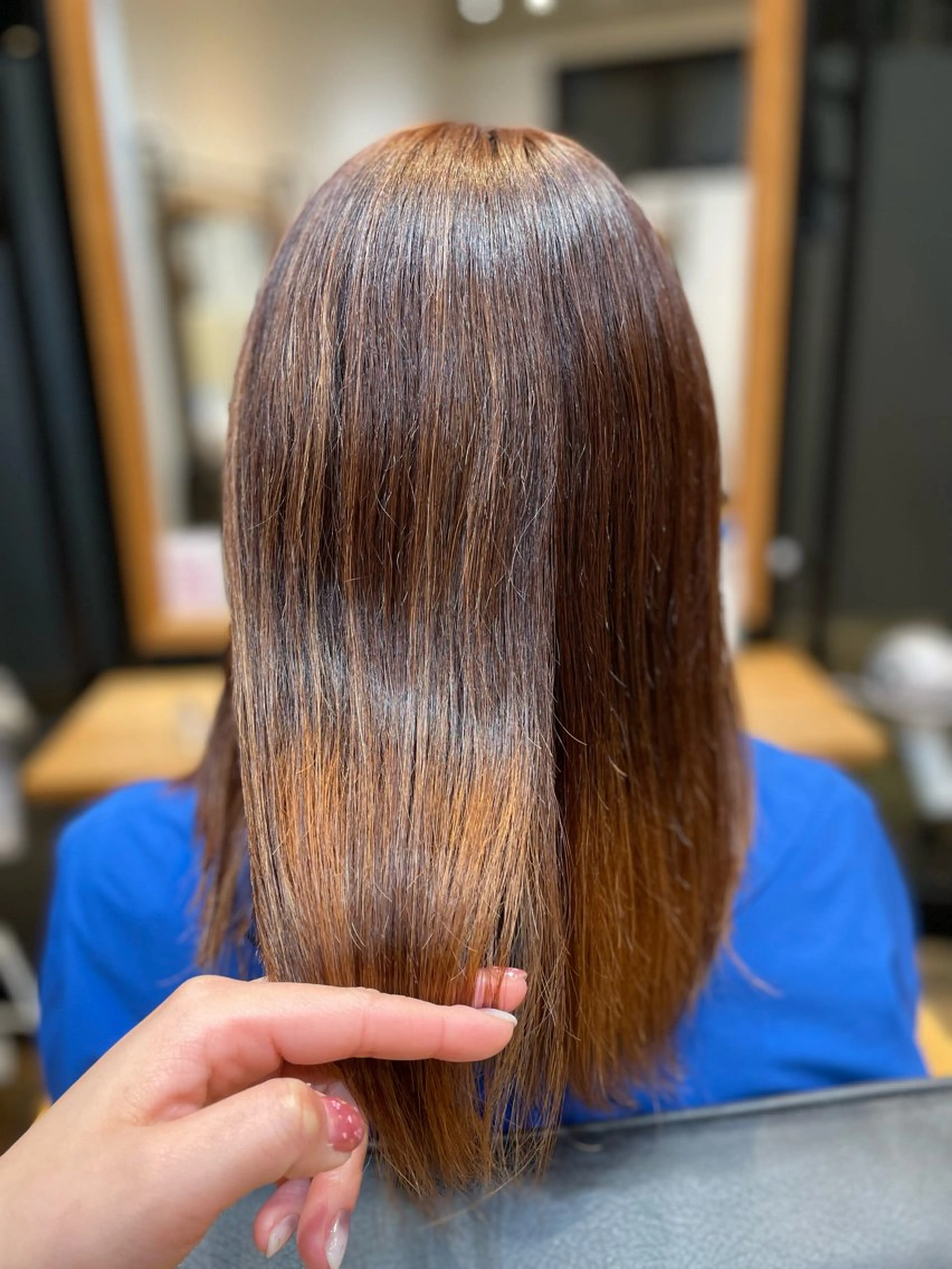 ミディアム カット トリートメント 望恵🌸 韓国🇰🇷スタイルのヘアスタイル