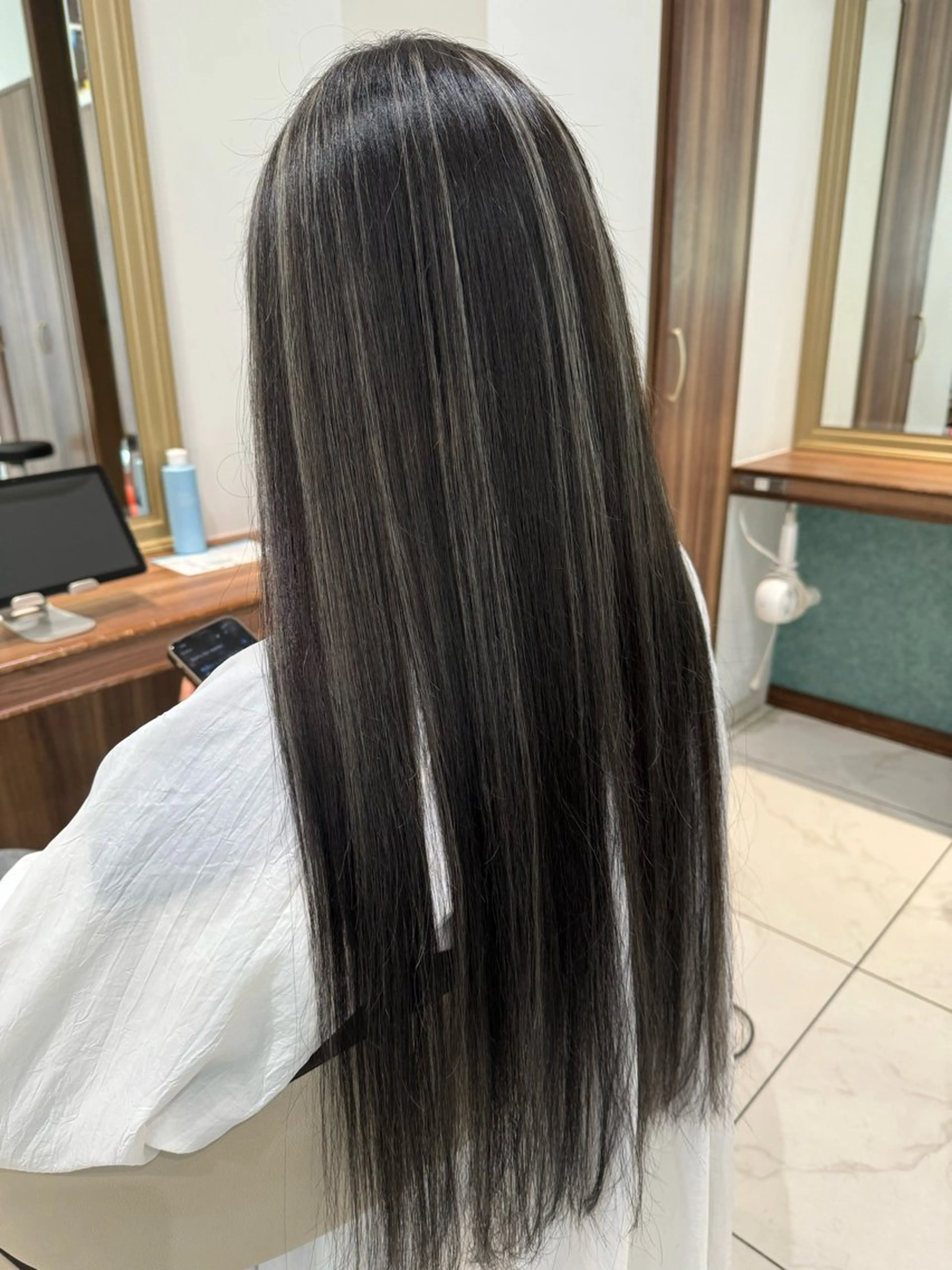 ロング カラー ハイライトカラー ハイライト ロング カット ヘアカラー ash平井店/永木 空✂️のヘアスタイル