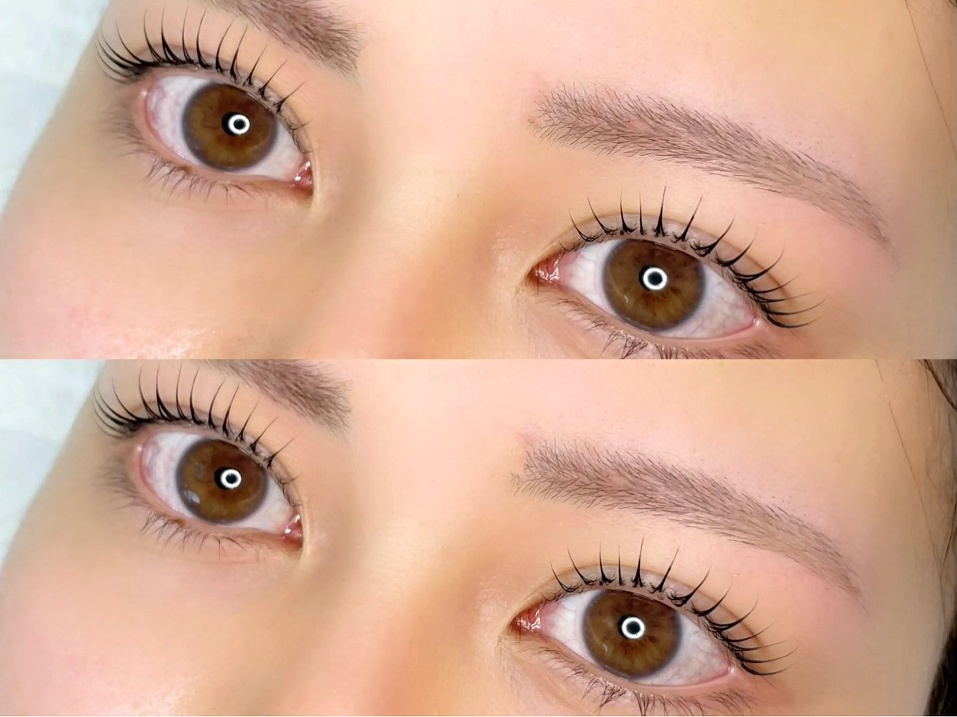 マツエク・マツパ 一重×まつ毛パーマ Po eyelash ･:* 下北沢のマツエク・マツパデザイン