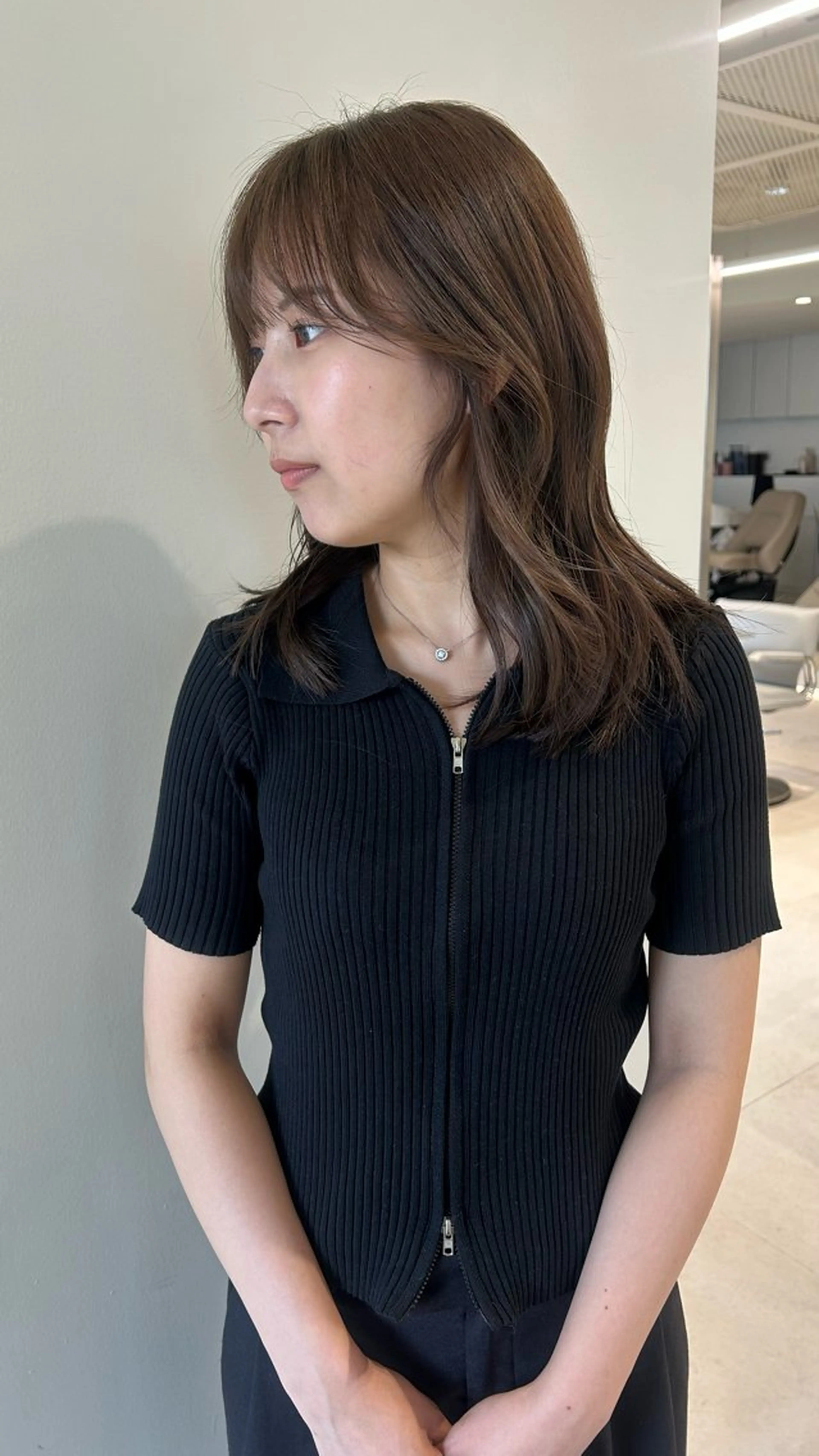 セミロング カラー カット ヘアカラー ショートカット募集中 /NAGISAのヘアスタイル