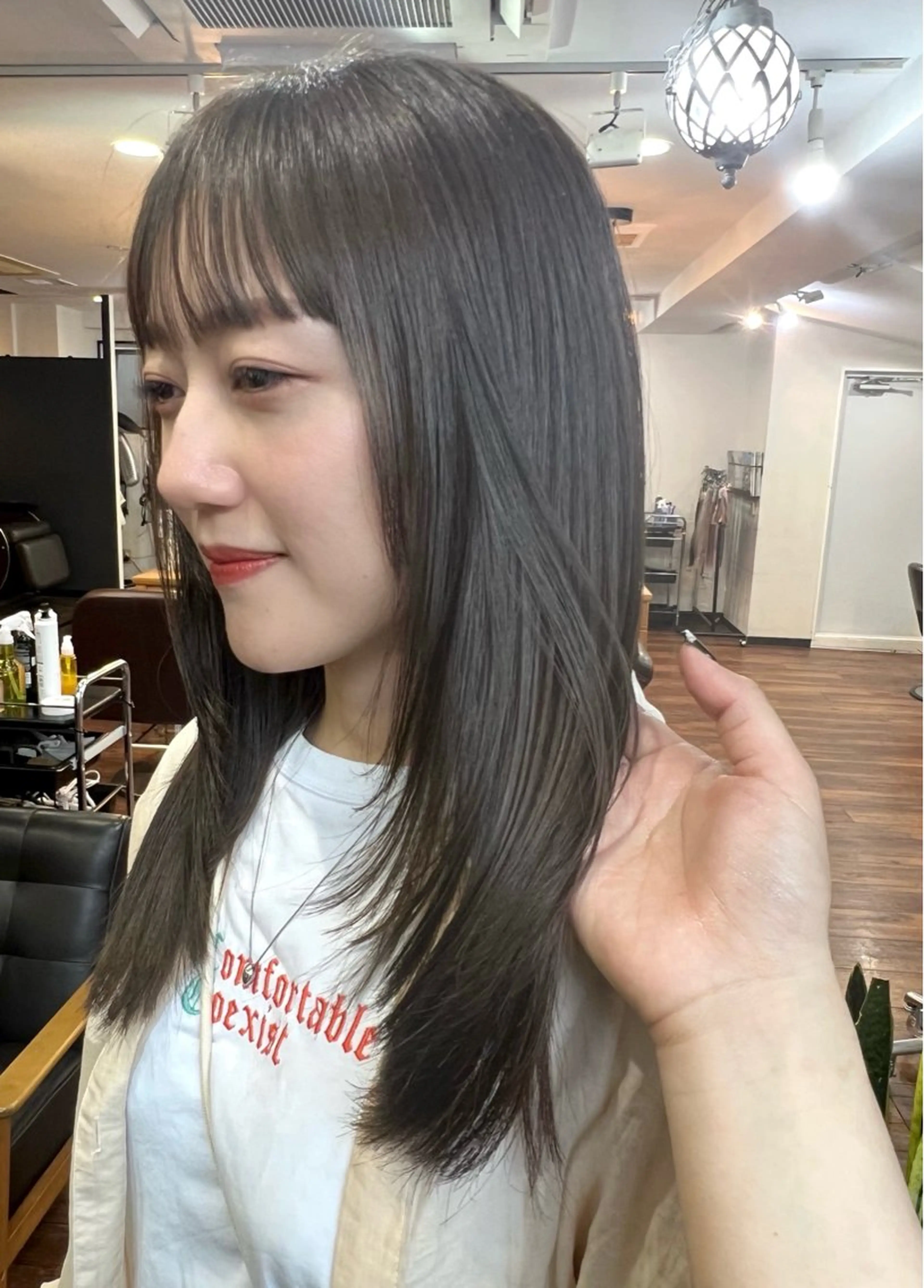 ロング カラー 韓国ヘア 🎀華澄のヘアスタイル