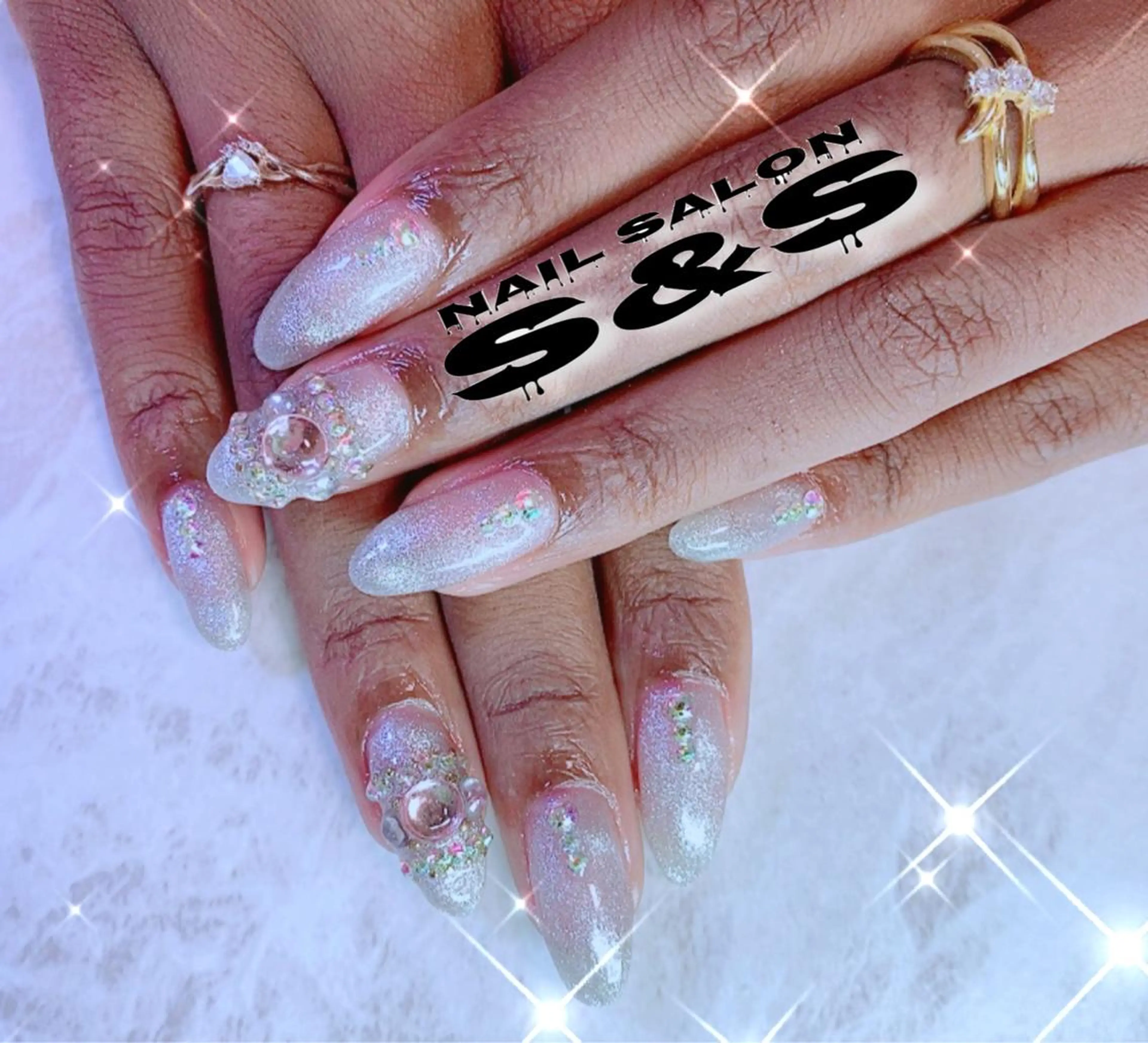 ネイル 長さ出し メンズネイル 持ち込み スカルプネイル S&S 村田小百合のネイルデザイン