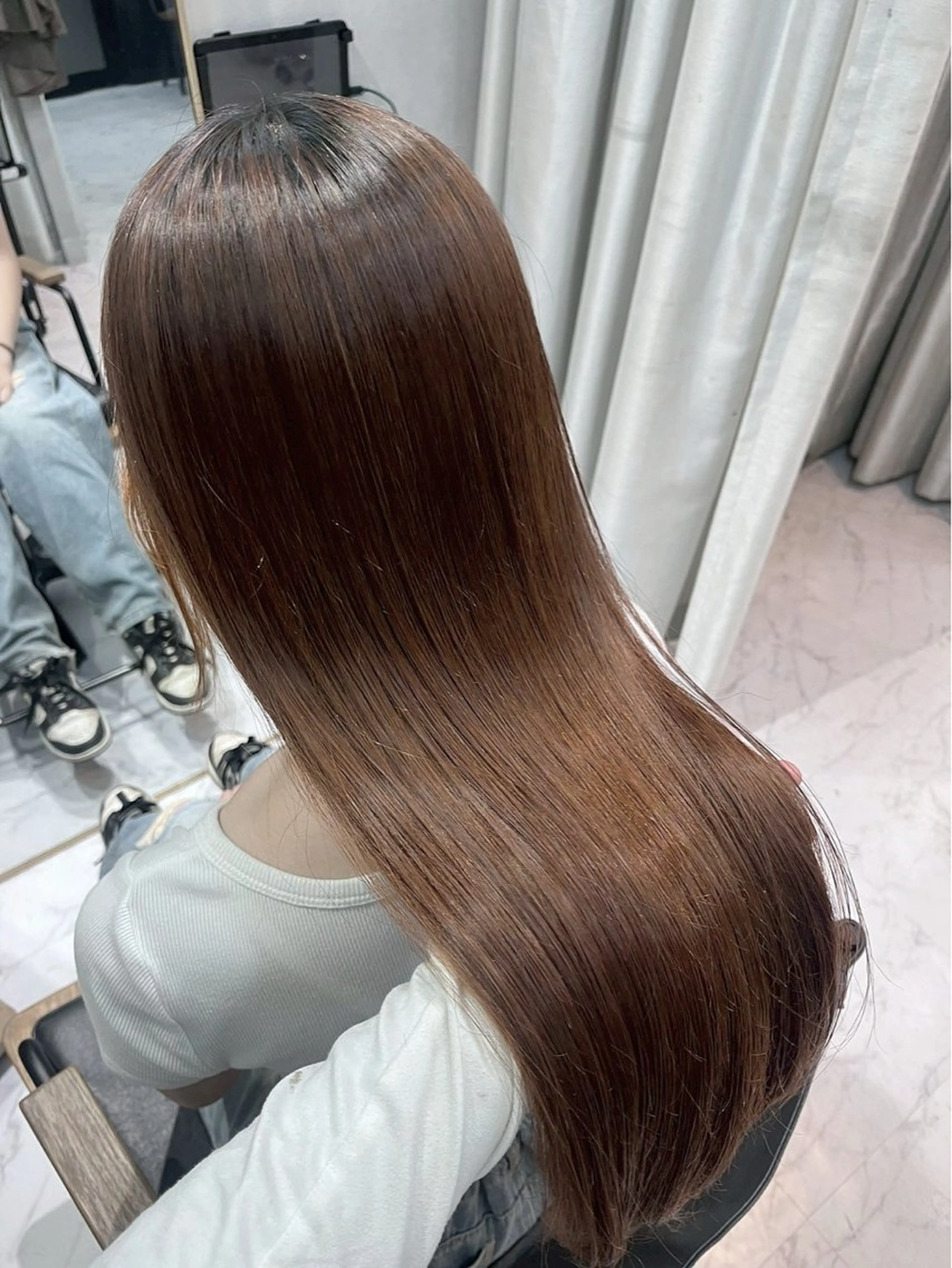 ロング カラー ハイトーン/韓国風/ 艶髪/吉祥寺のヘアスタイル