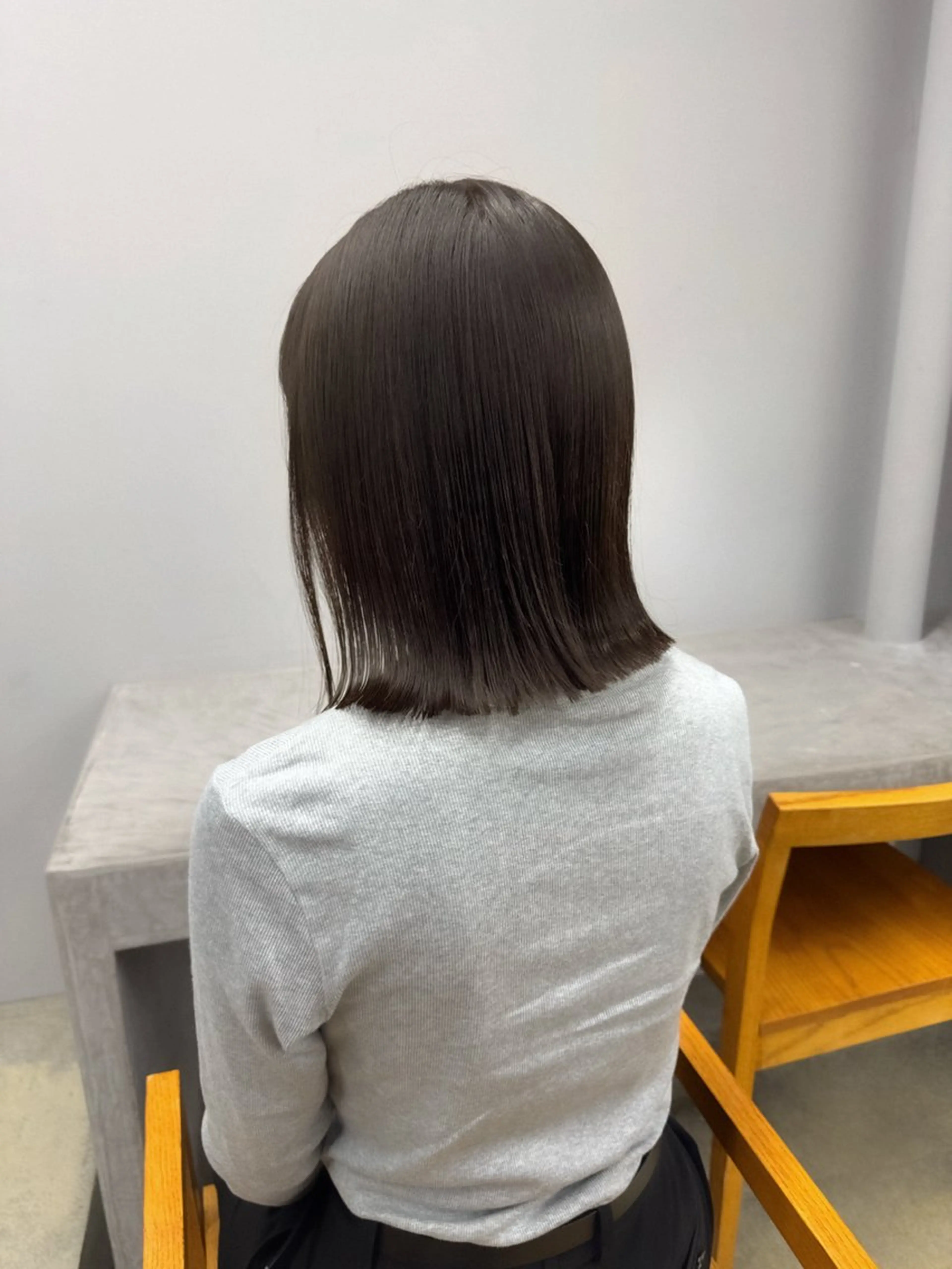 カラー カット ヘアカラー maina/透明感 ベージュ/ブラウンのヘアスタイル