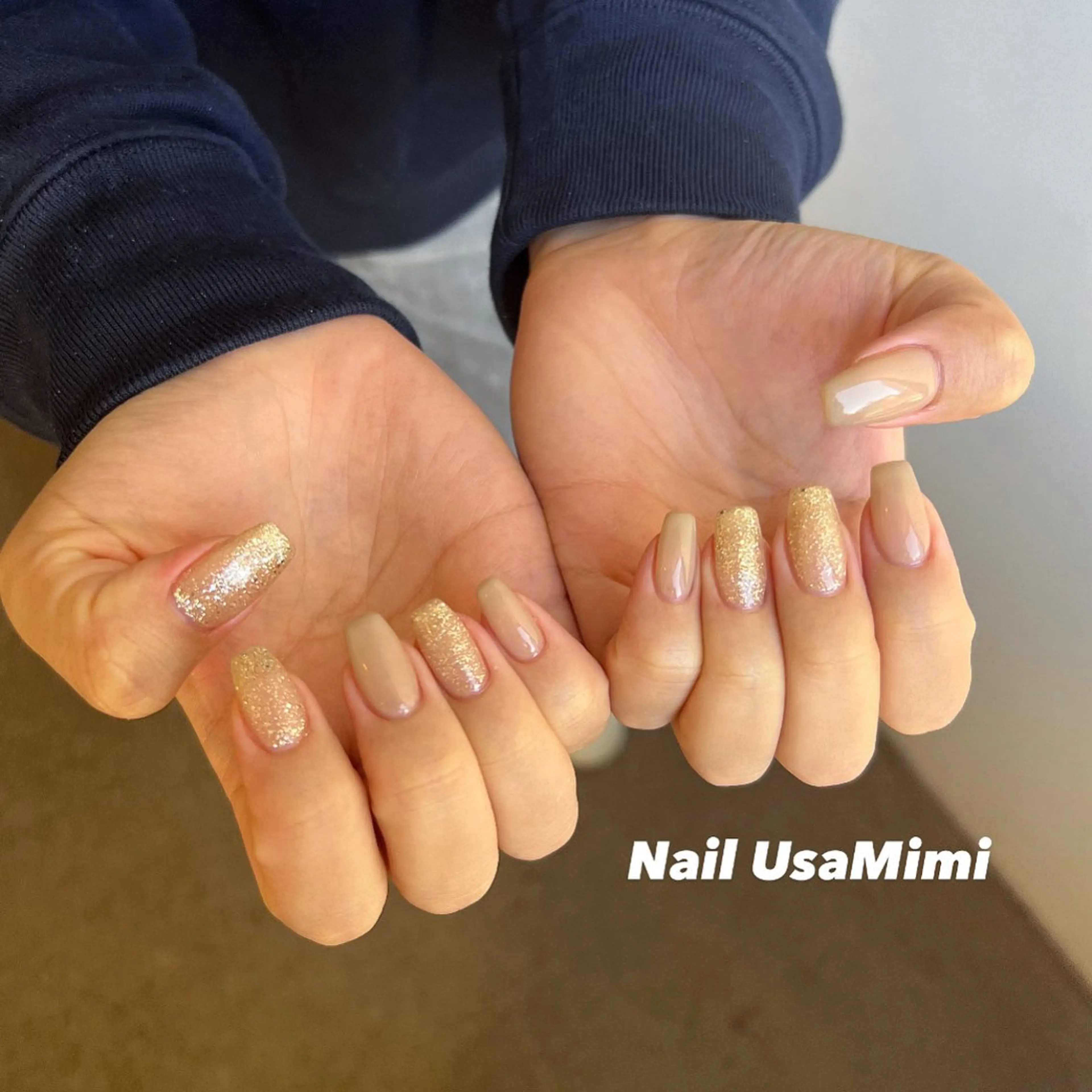 ネイル アートネイル オーロラネイル チークネイル フレンチネイル ジェルネイル ハンドネイル 本町NailUsa Mimi RIKOのネイルデザイン