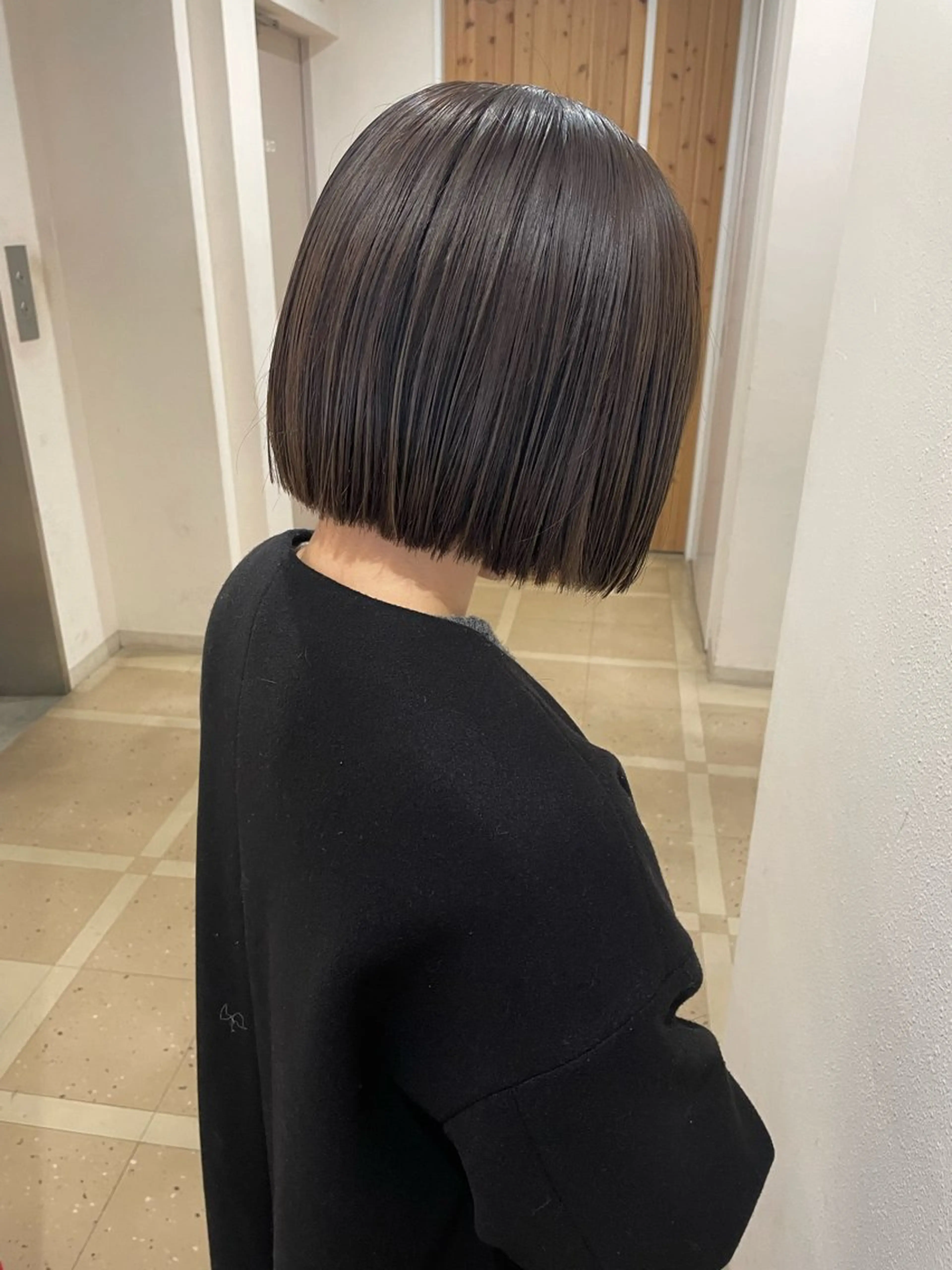 ショート カラー カット ヘアカラー トリートメント ショート/ボブ専門 宮脇美奈/南船場のヘアスタイル