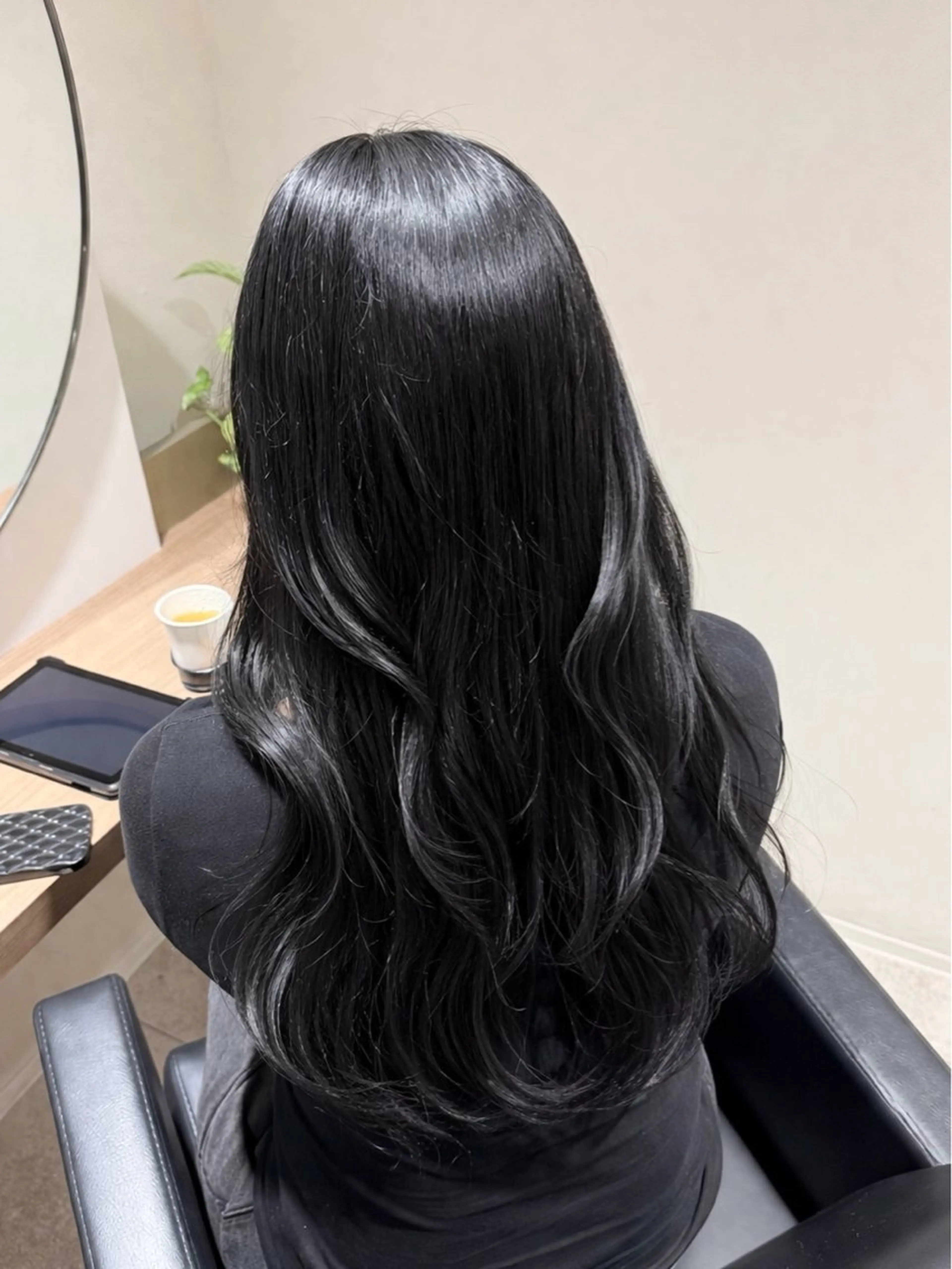 ロング ヘアカラー トリートメント トレンドレイヤー🤍 顔周り/wakaのヘアスタイル