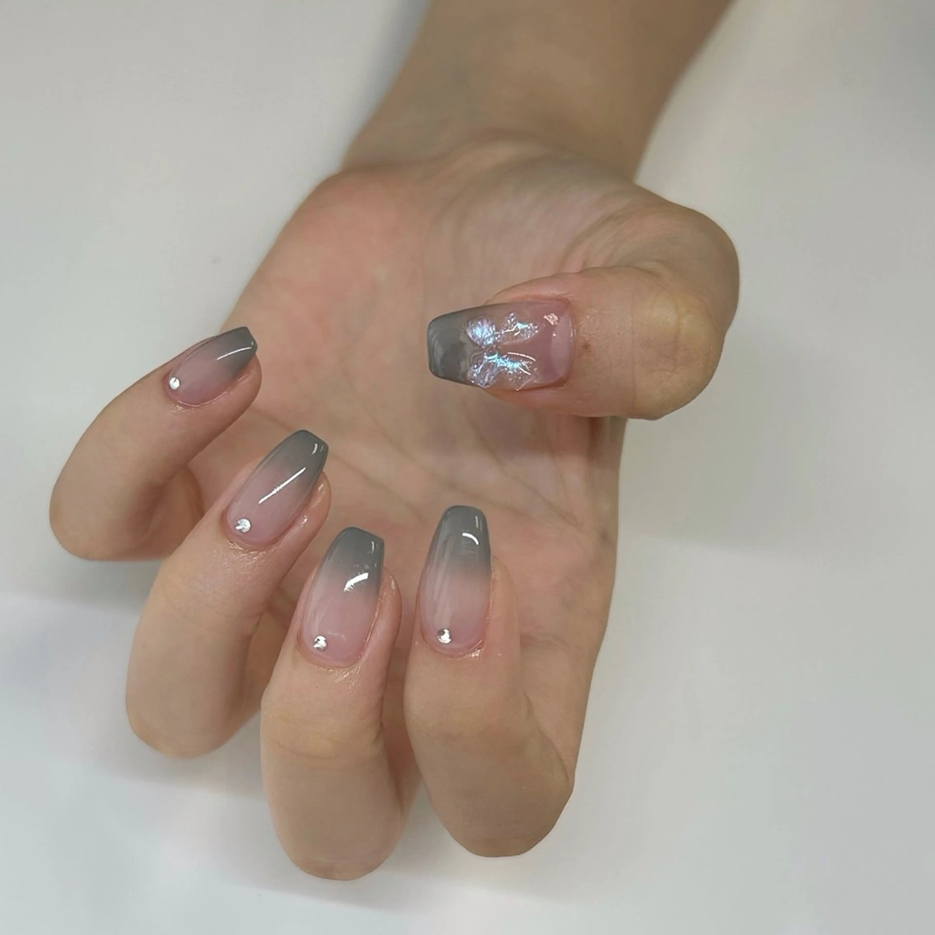 （オフ有り）handカラグラ※クリアベースになります。の写真