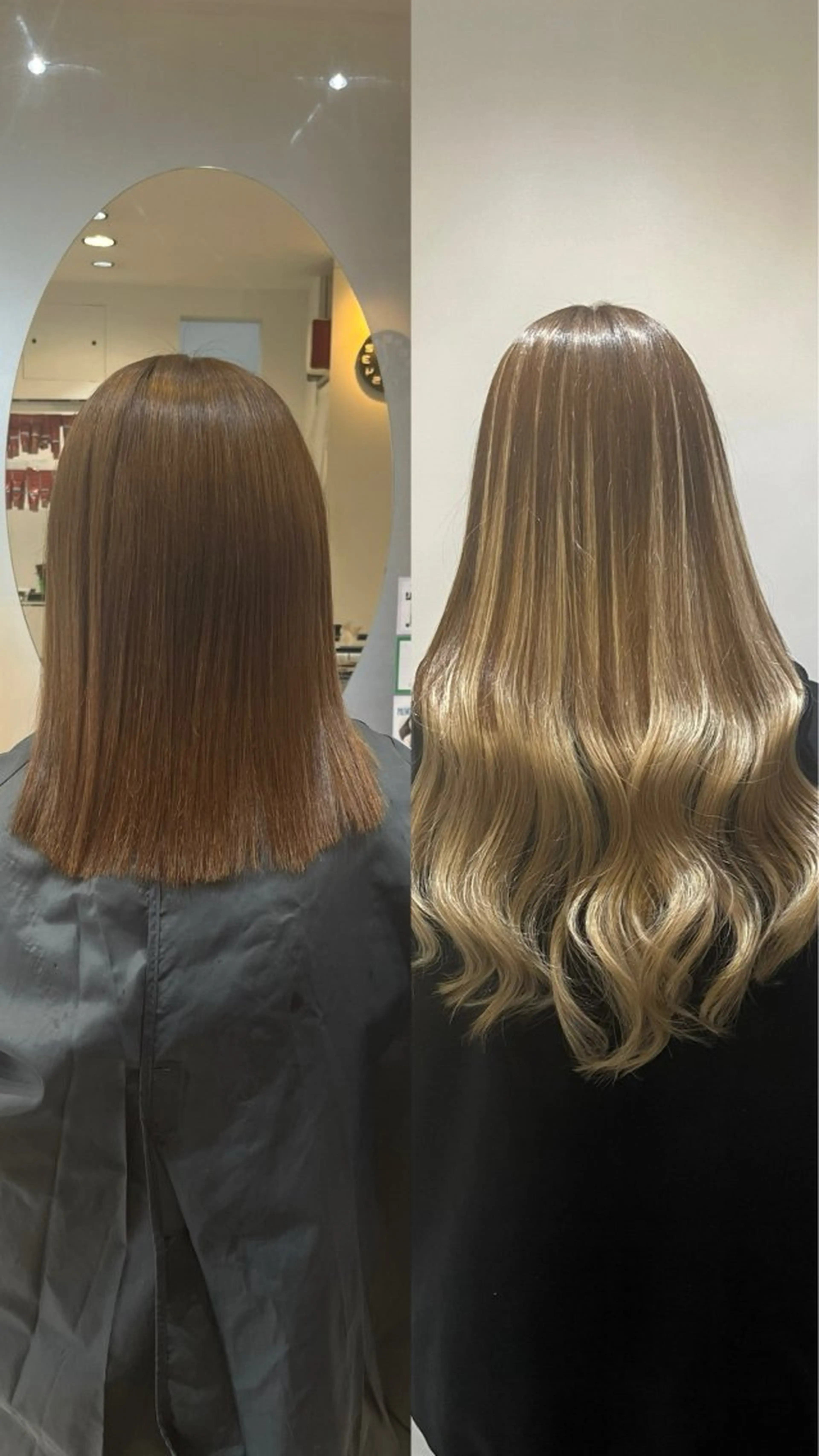 セミロング 野村 奈里亜のヘアスタイル