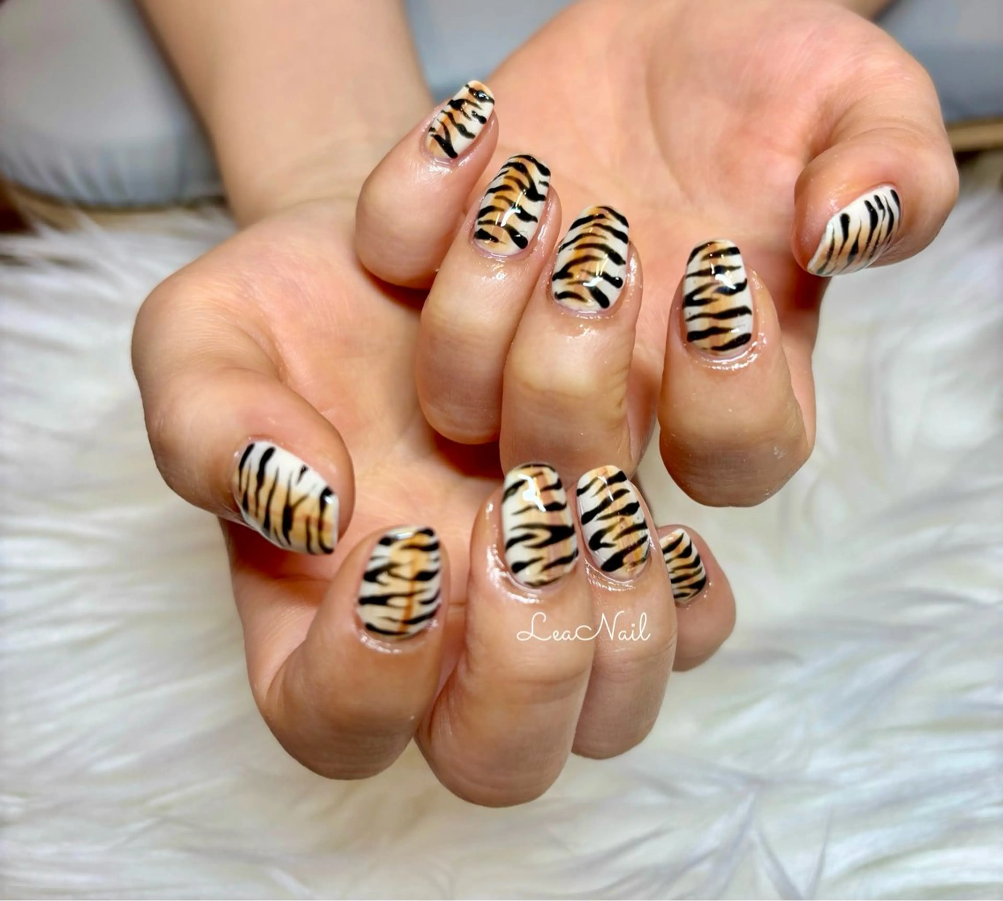 ネイル アニマル柄 アートネイル Lea Nailのネイルデザイン