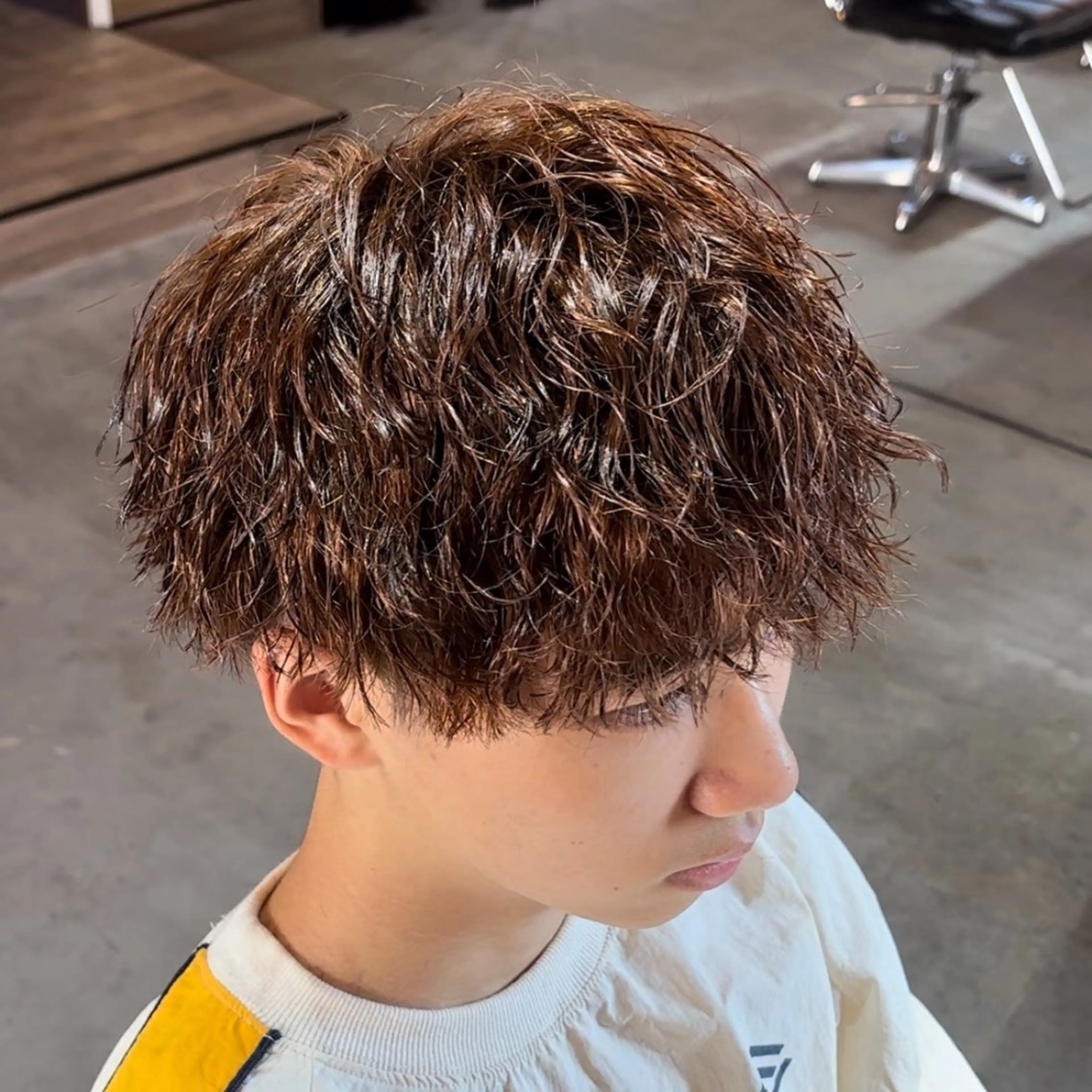 ミディアム 👑曲がる縮毛矯正 /パーマ👑ショウのヘアスタイル