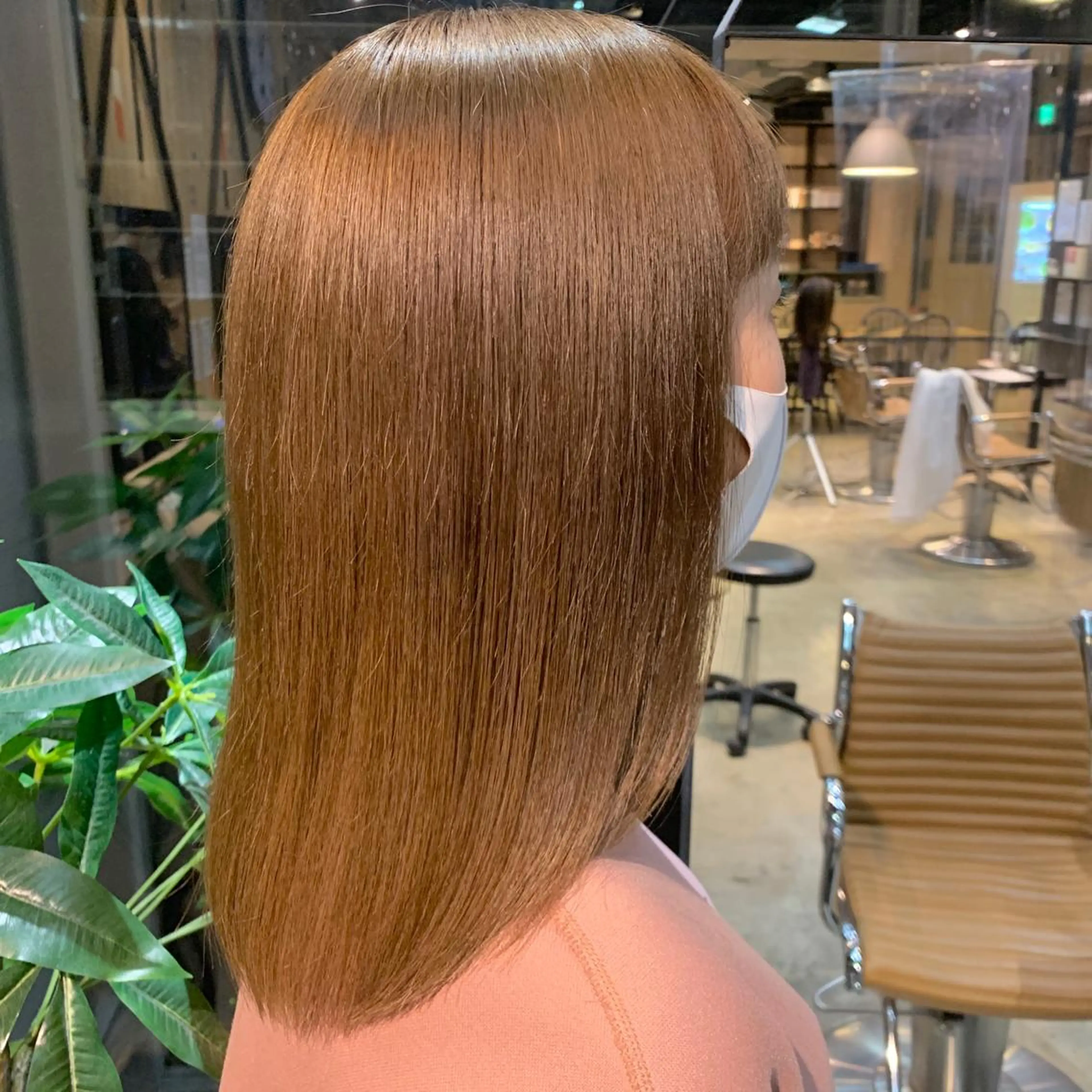 ミディアム カラー ブリーチ 髪質改善 トリートメント 酸熱トリートメント SALOWIN表参道店所属・マンツーマン×半個室 まちだきょうすけのヘアスタイル