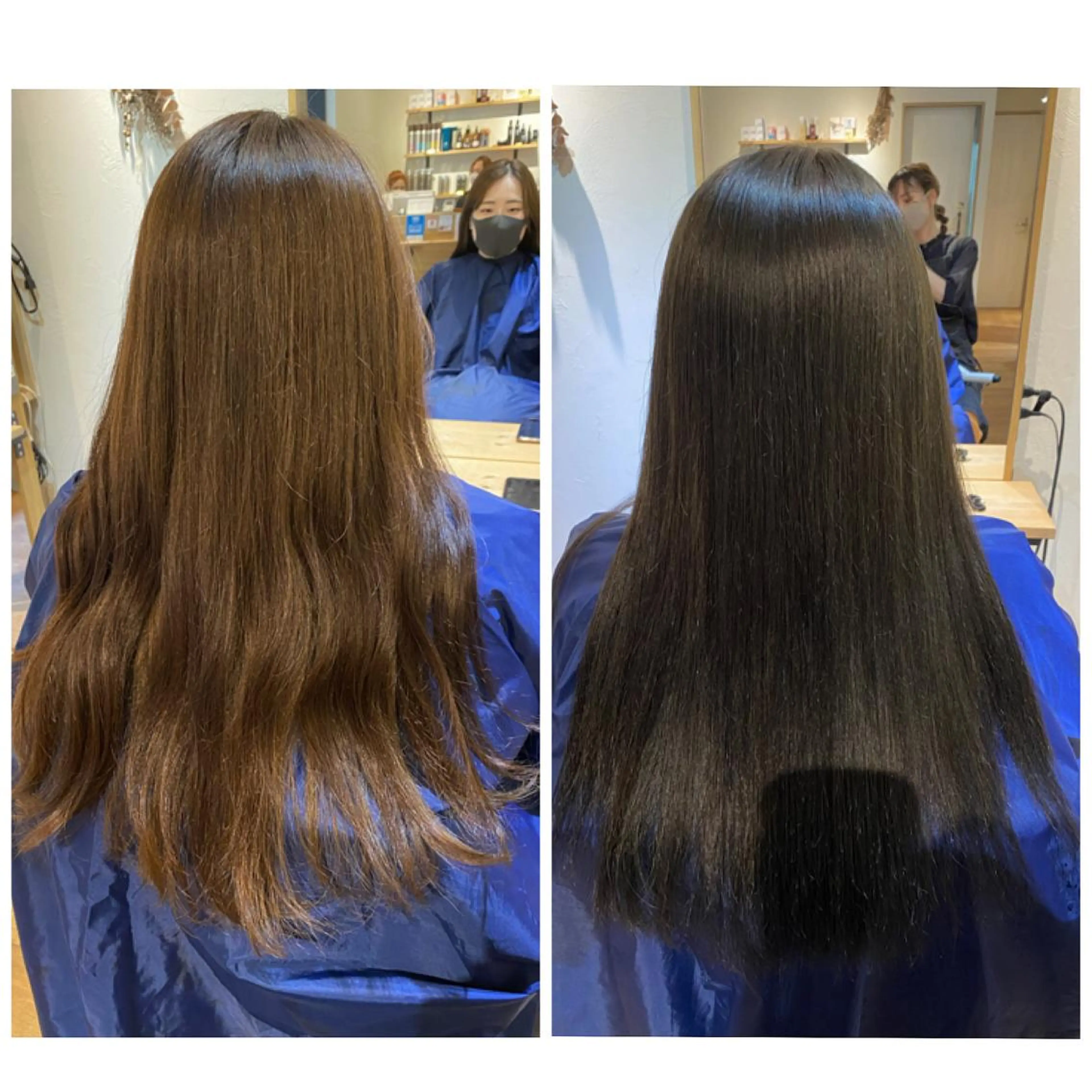 【🫧ダブル髪質改善🫧】酸性ストレート＋似合わせカット＋TOKIO髪質改善トリートメント4STEPの写真