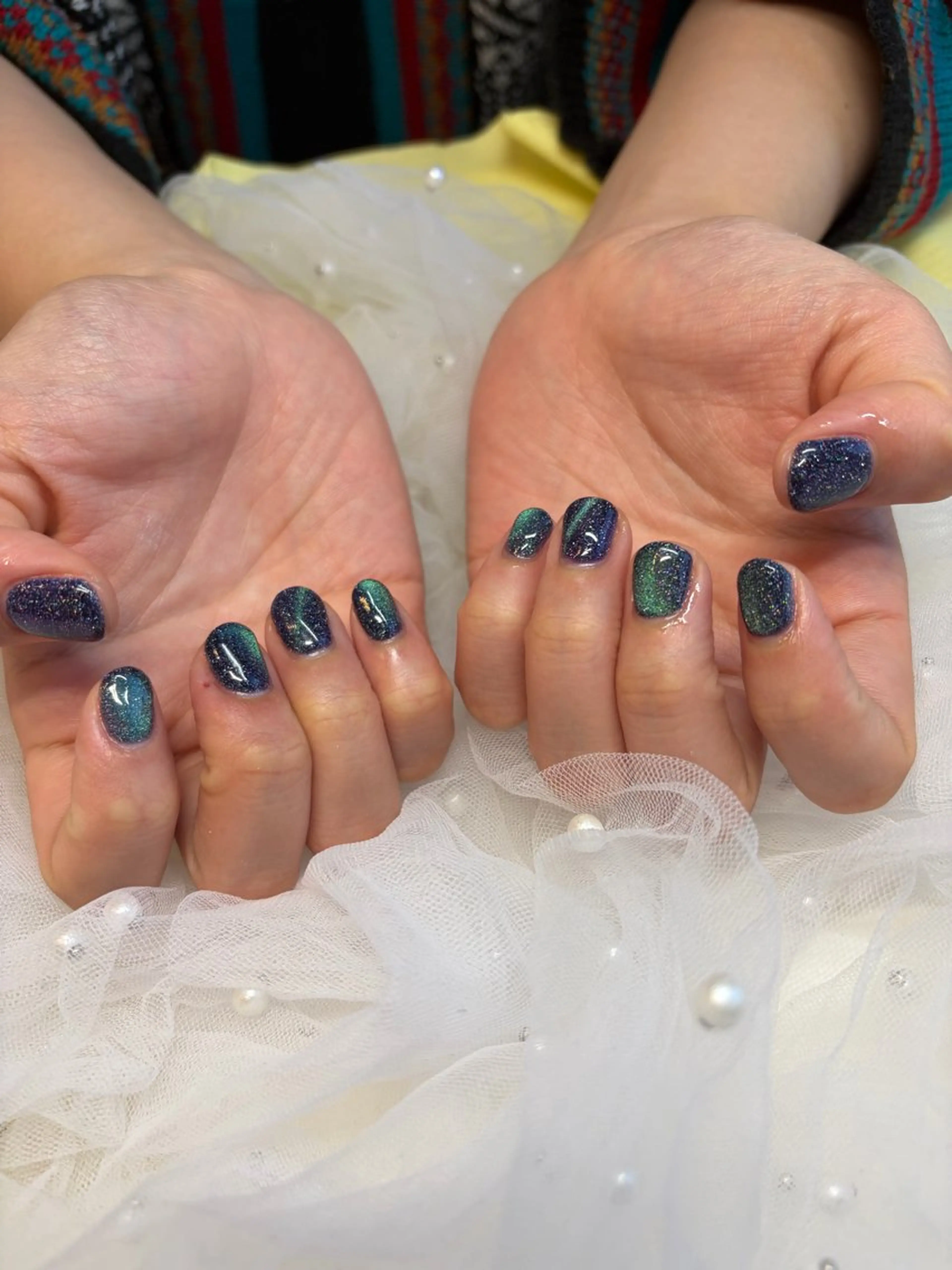 ショート nails alien Cのネイルデザイン