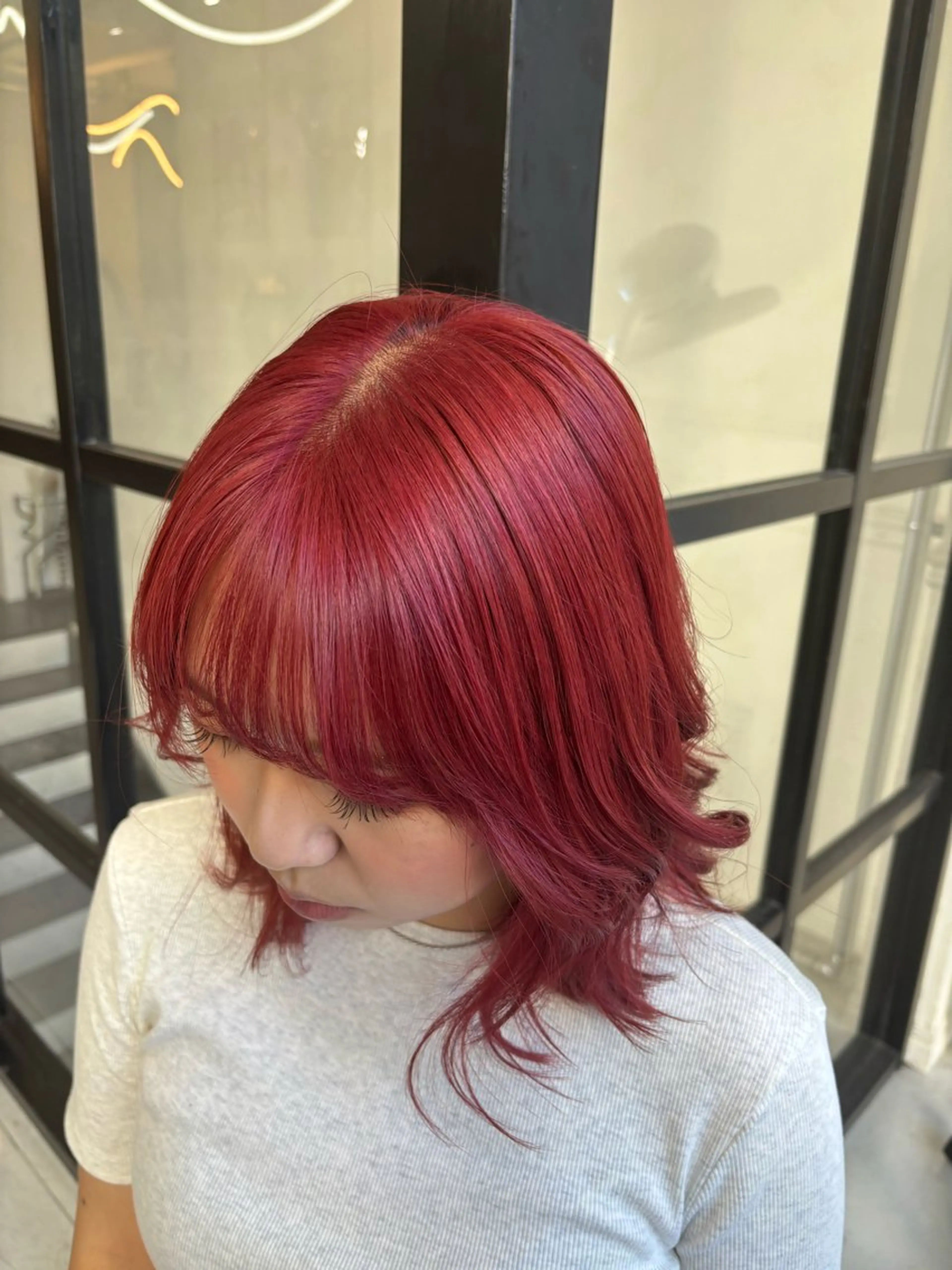 ミディアム MaisonHALU さくらのヘアスタイル