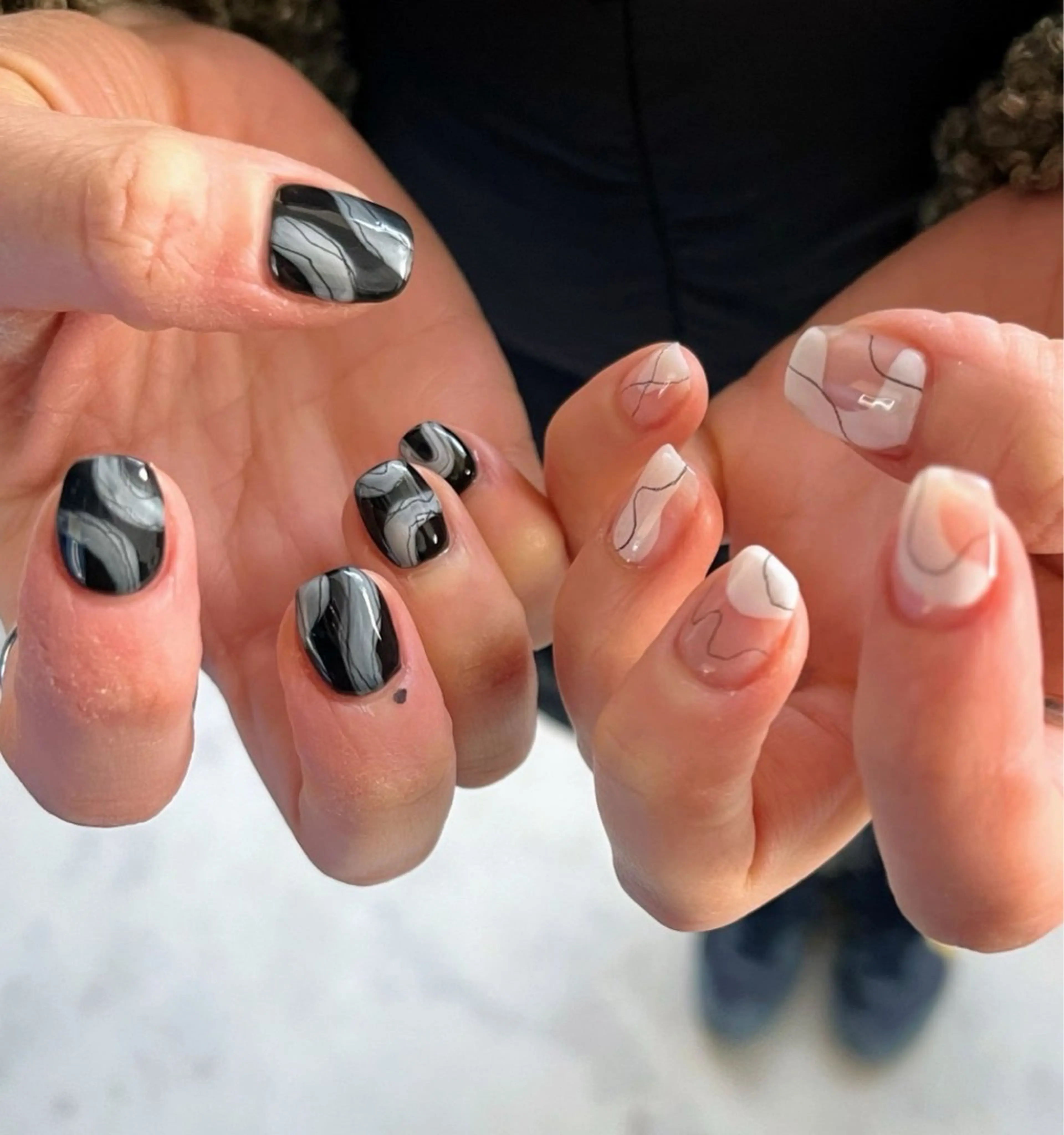 ネイル ニュアンスネイル ワンカラーネイル tamu nail 金町のネイルデザイン