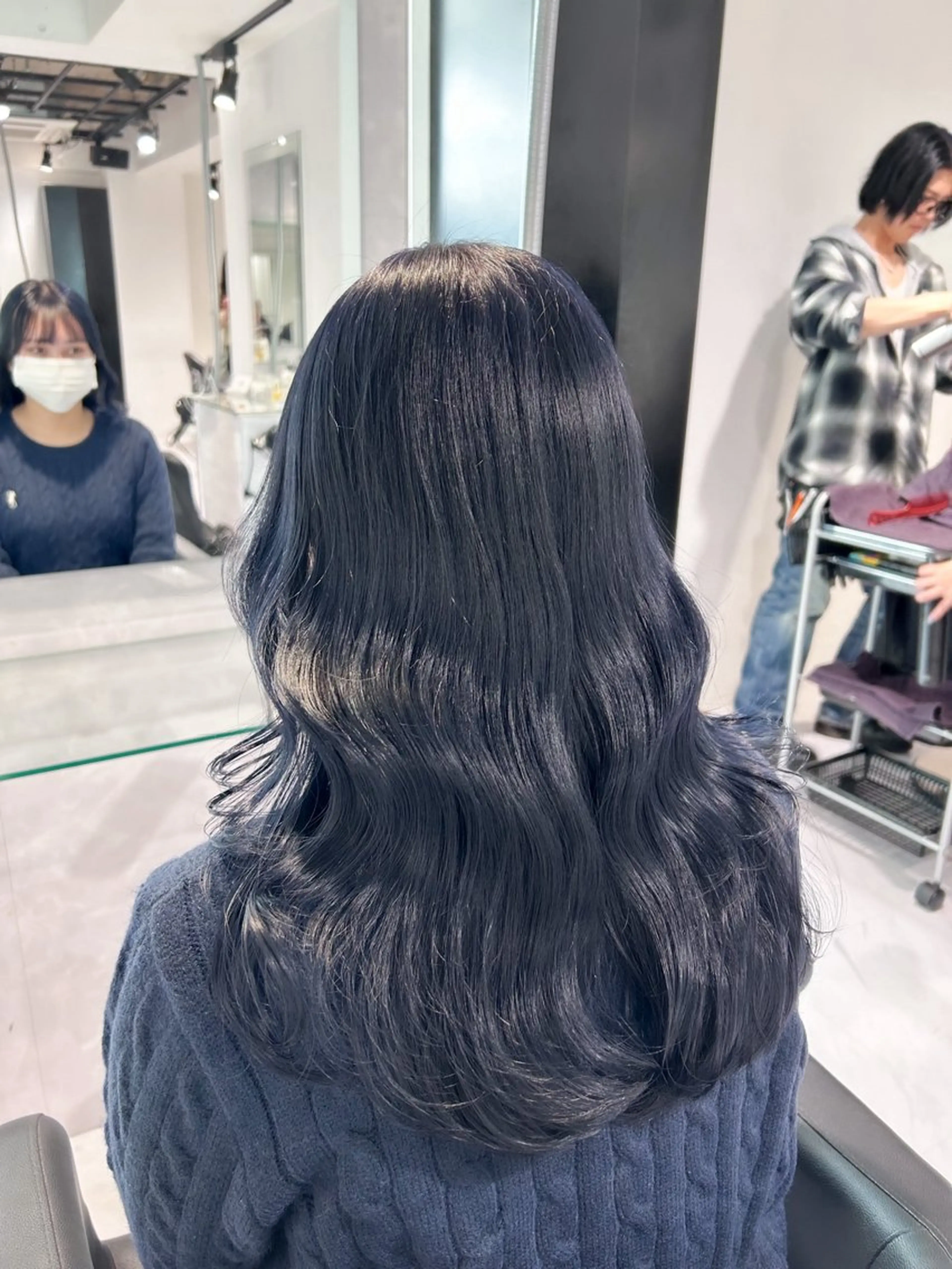 ロング カラー ヘアカラー トリートメント 表参道/透明感カラー /暗髪/ジュキヤのヘアスタイル