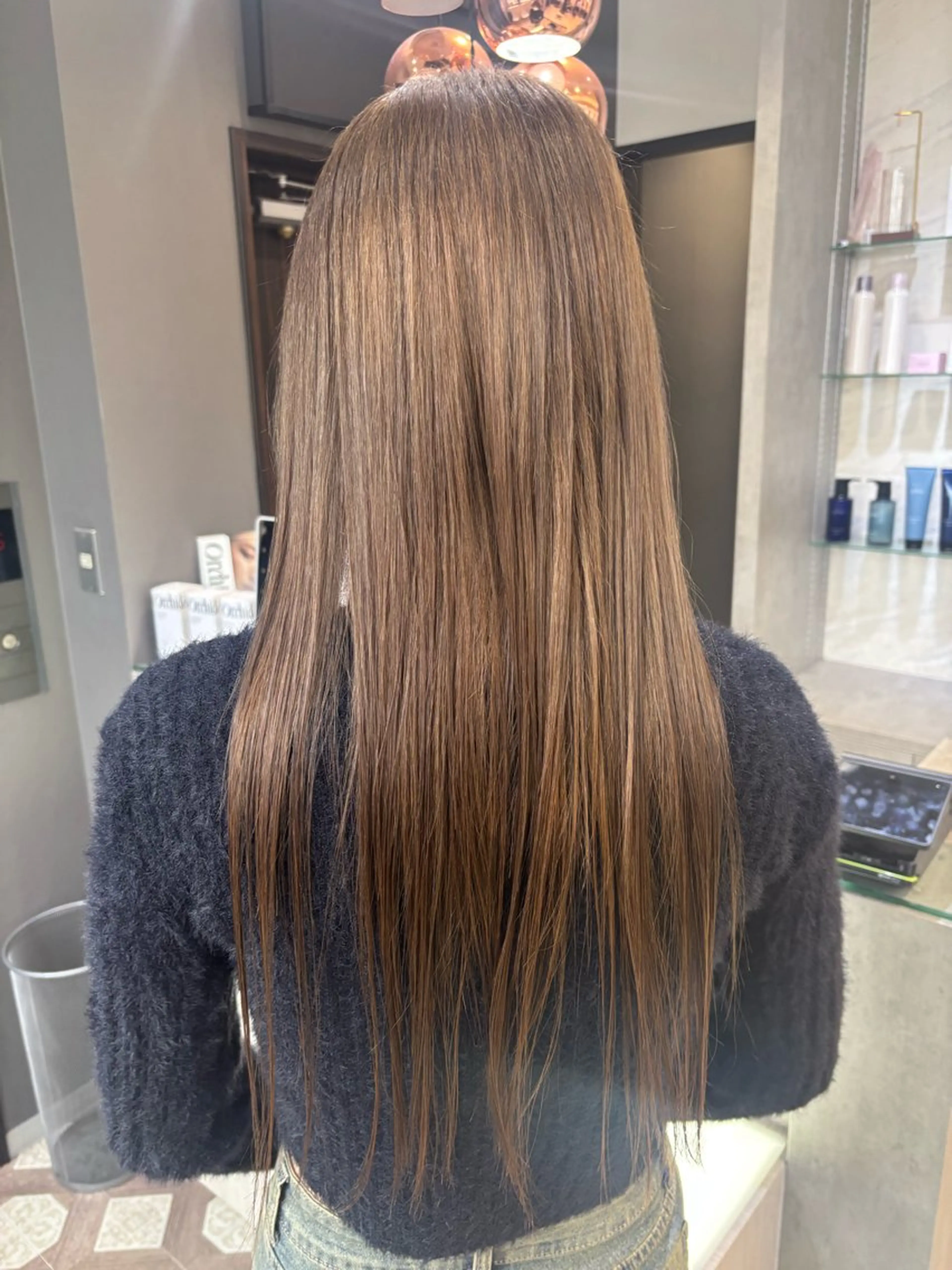 ロング ヘアカラー トリートメント JILL 橋本菜希のヘアスタイル