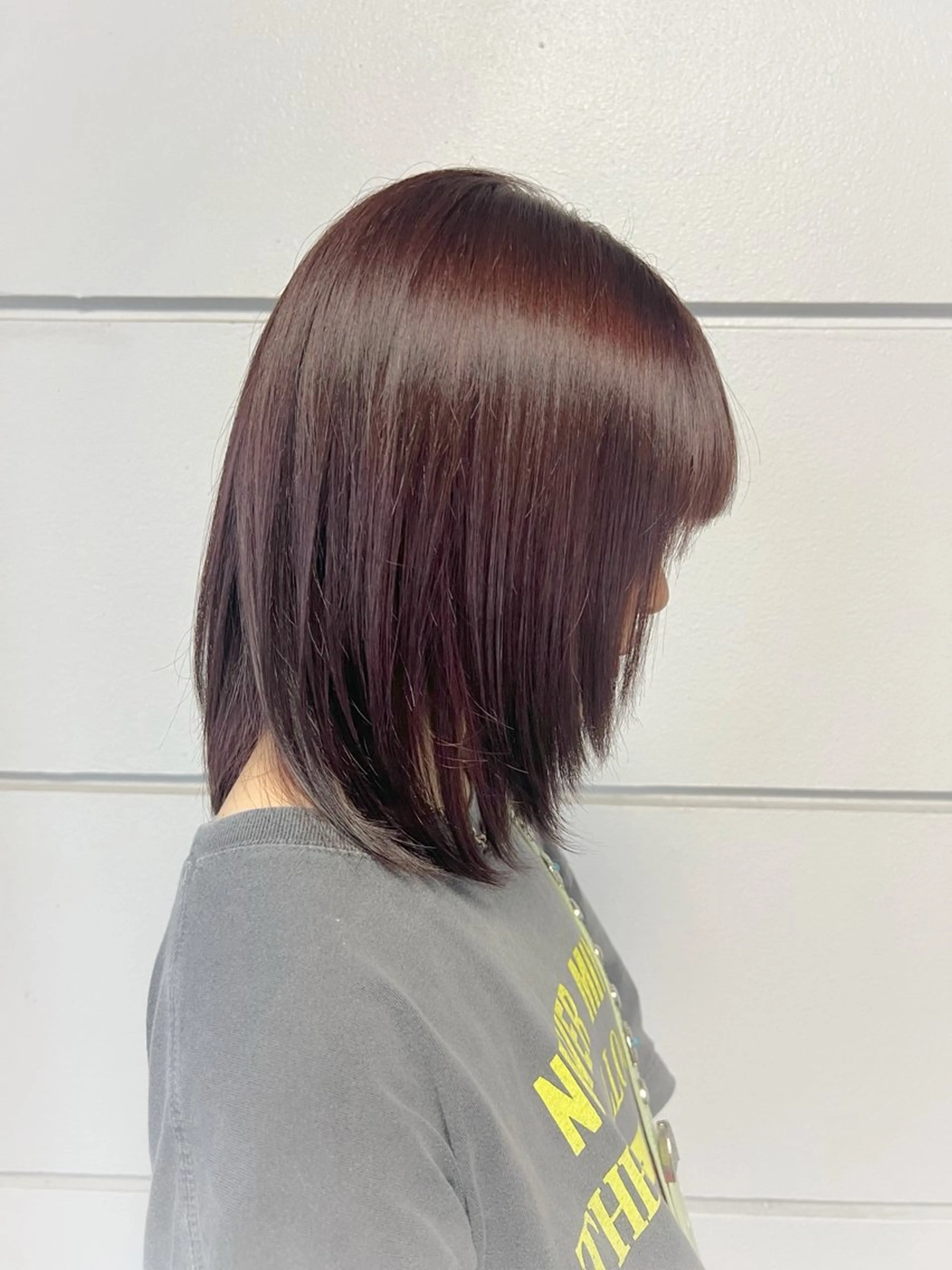 ミディアム カラー ブラウンカラー レイヤーカット 🌱髪質改善×艶髪 🌱【天神美容室】のヘアスタイル