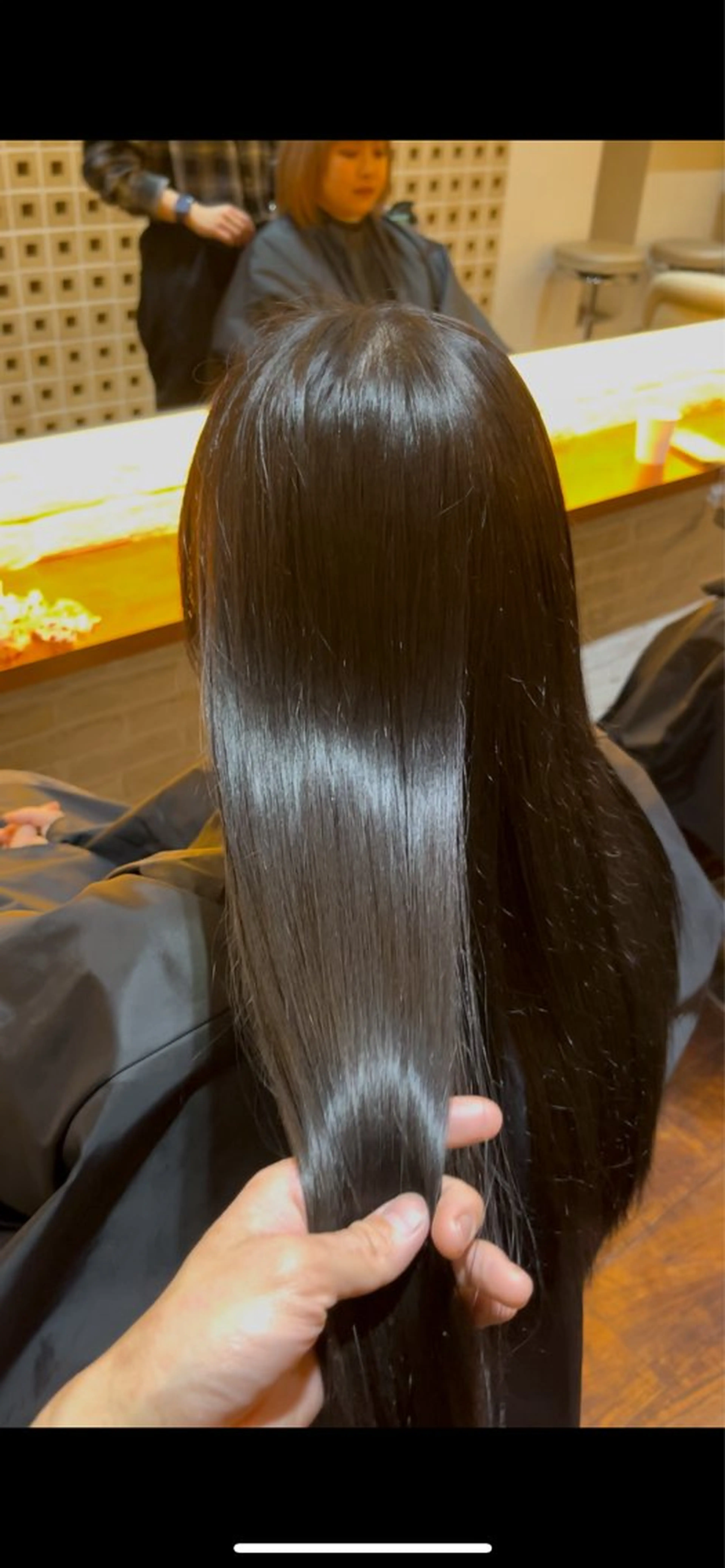 ロング くせ毛 縮毛矯正 トリートメント CoCooN TAKUMAのヘアスタイル