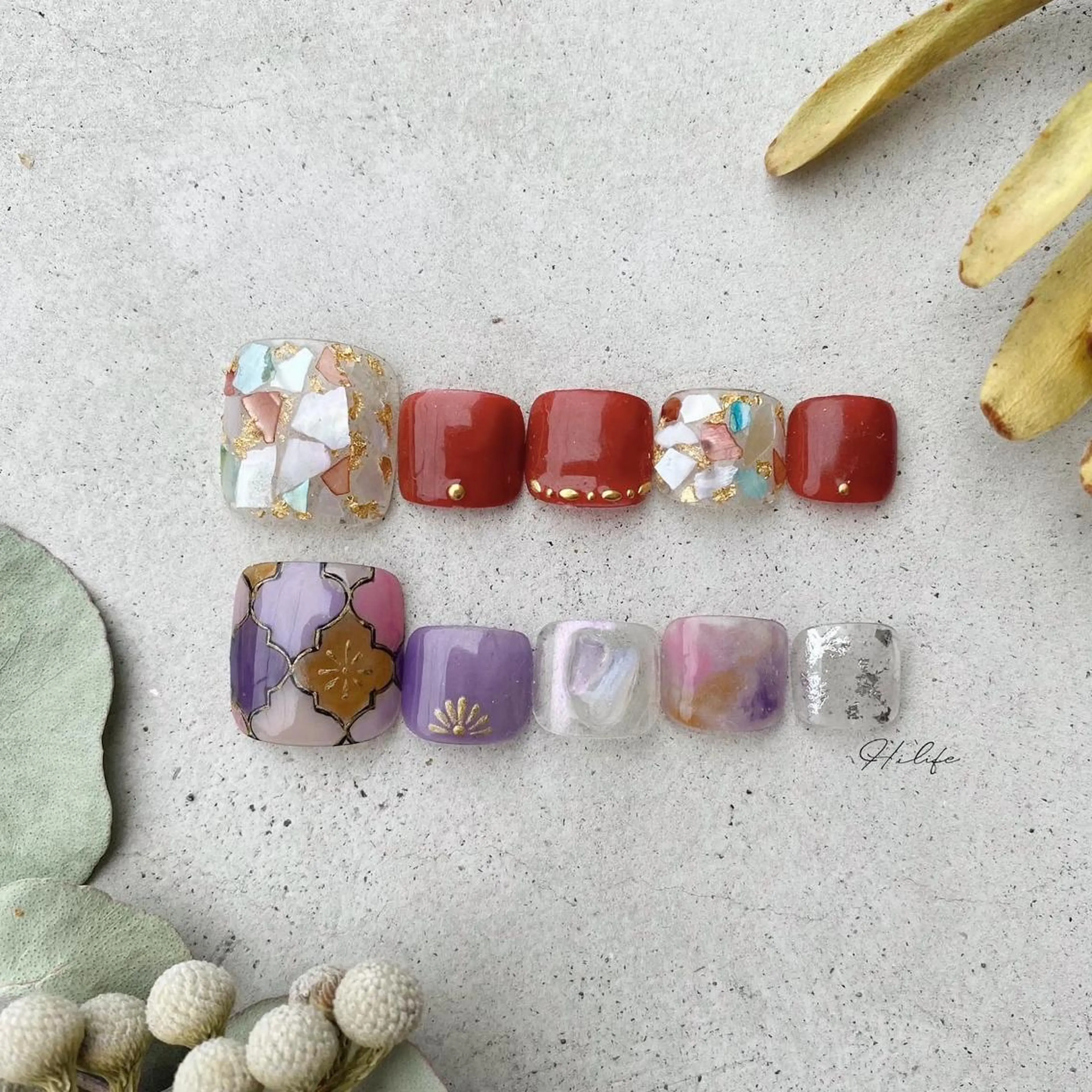 ネイル フットネイル ネイルチップ Nail Adore.のネイルデザイン