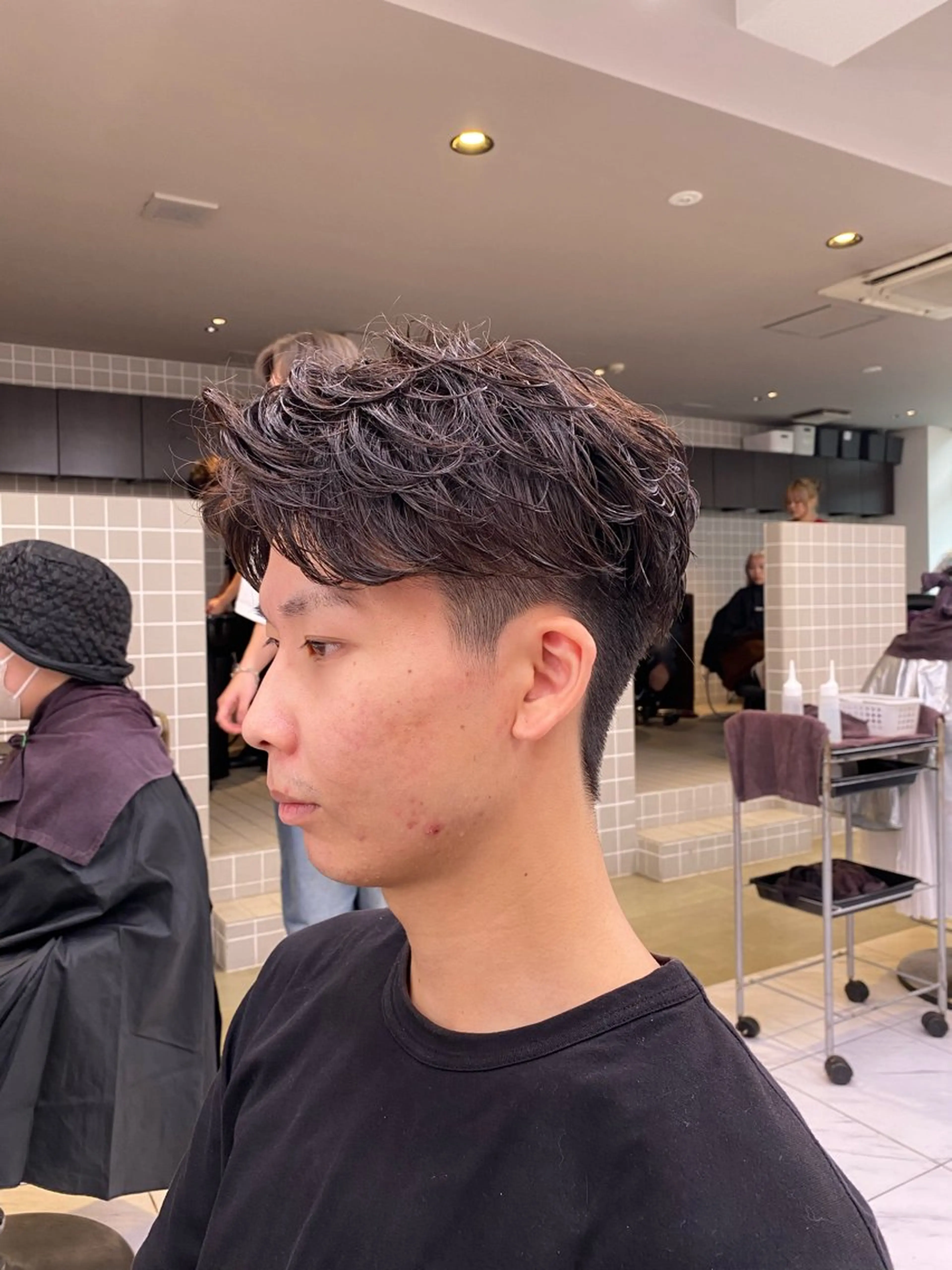 パーマ メンズ カット パーマ トリートメント 🔷似合わせのプロ KUMA🔷のヘアスタイル