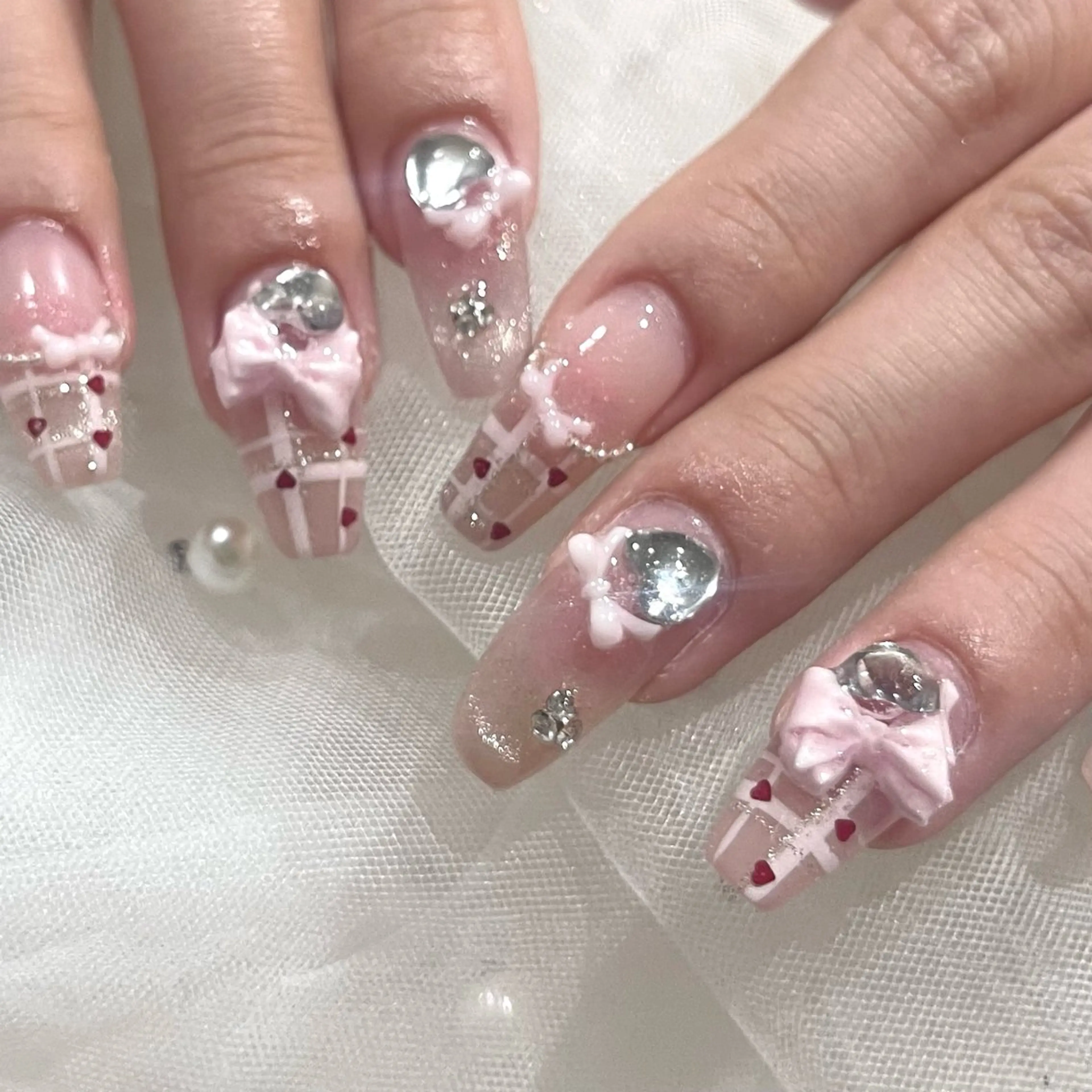 ネイル ハンドネイル 🧁fein. nana🩵のネイルデザイン