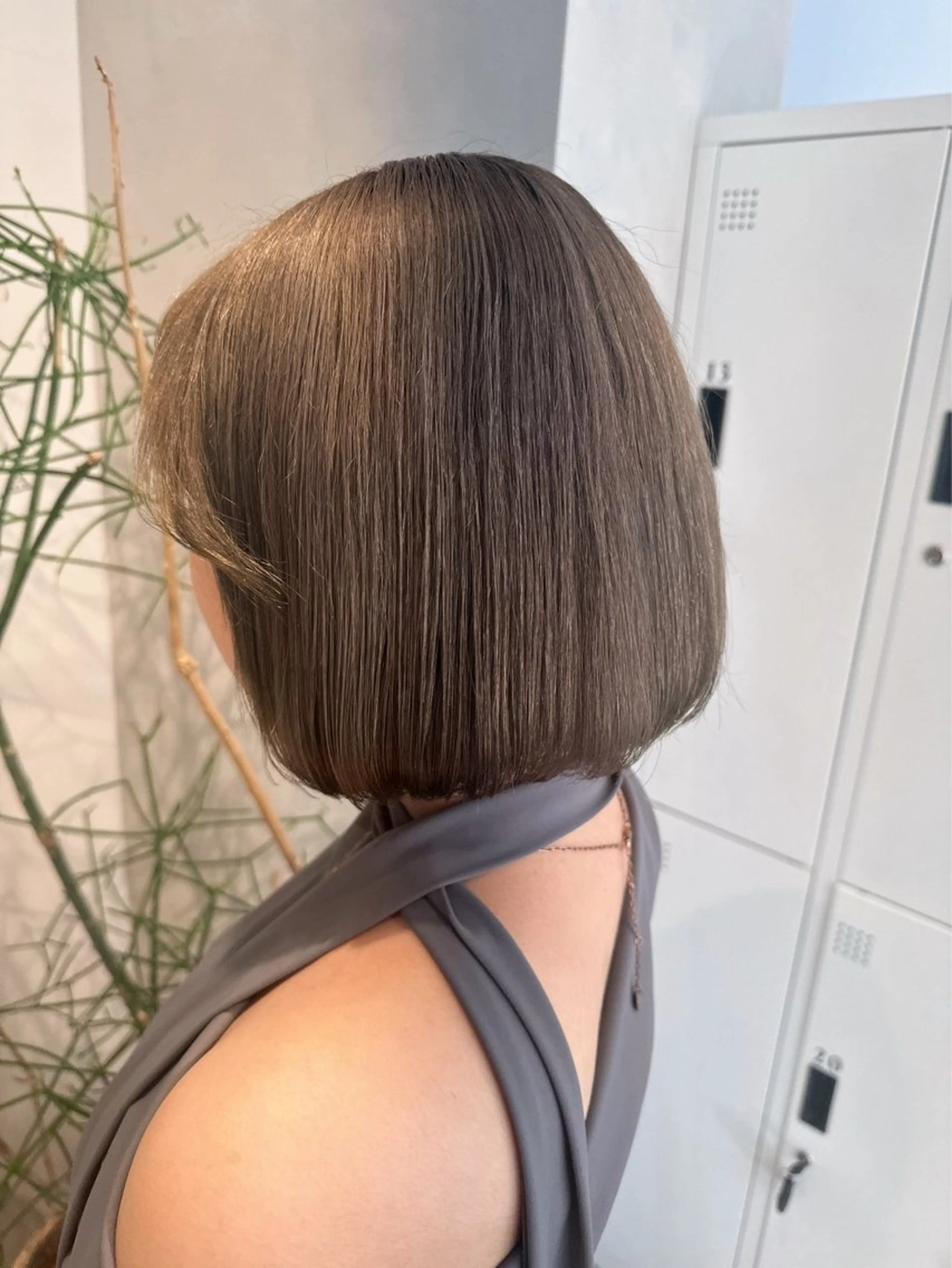 セミロング カラー ボブ 韓国風ヘア カット ヘアカラー トリートメント 透明感カラー✨艶髪 制作🌱山根あゆみのヘアスタイル