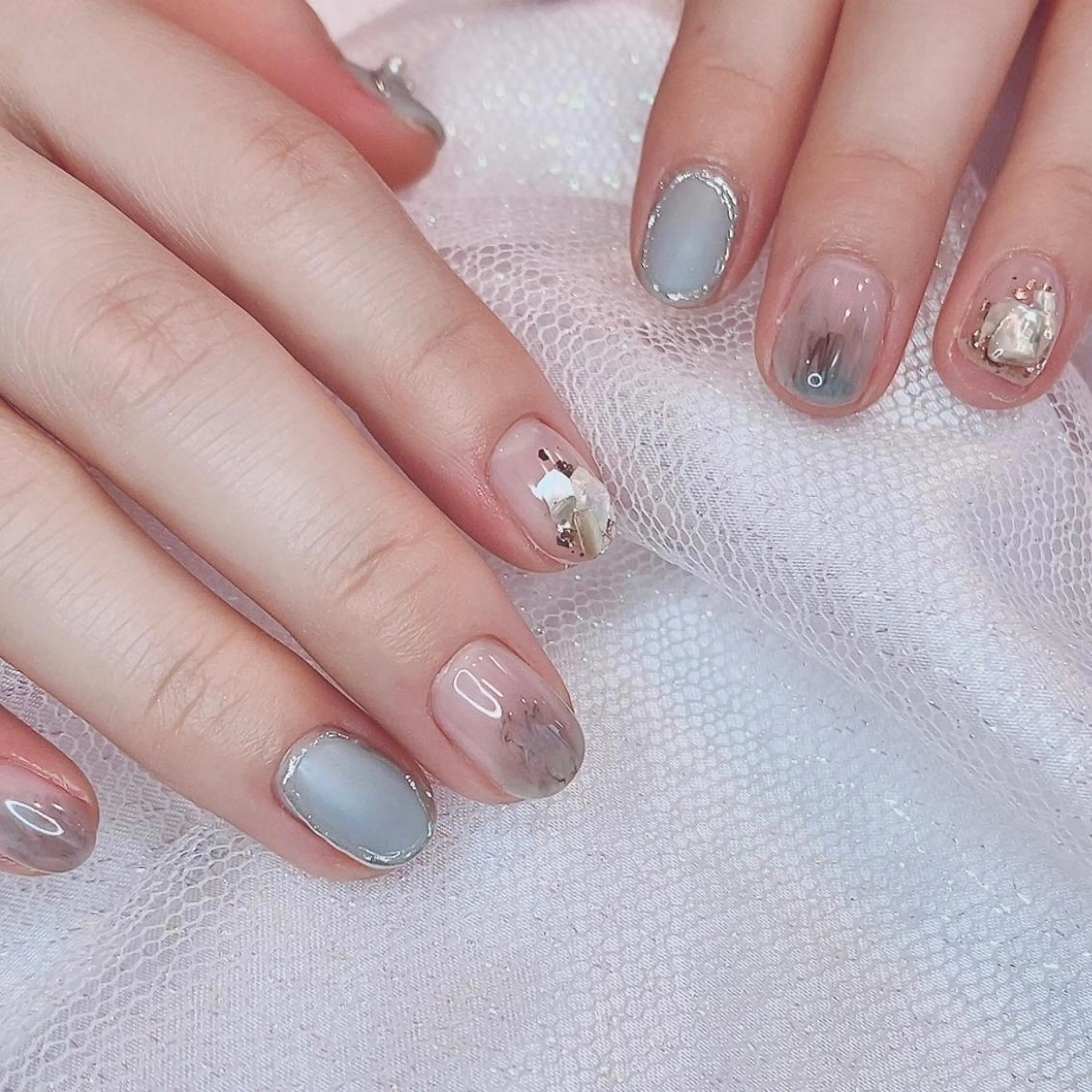 ネイル ニュアンスネイル atelier NOEMA.所属・yulica 【パラジェル取扱店】のネイルデザイン