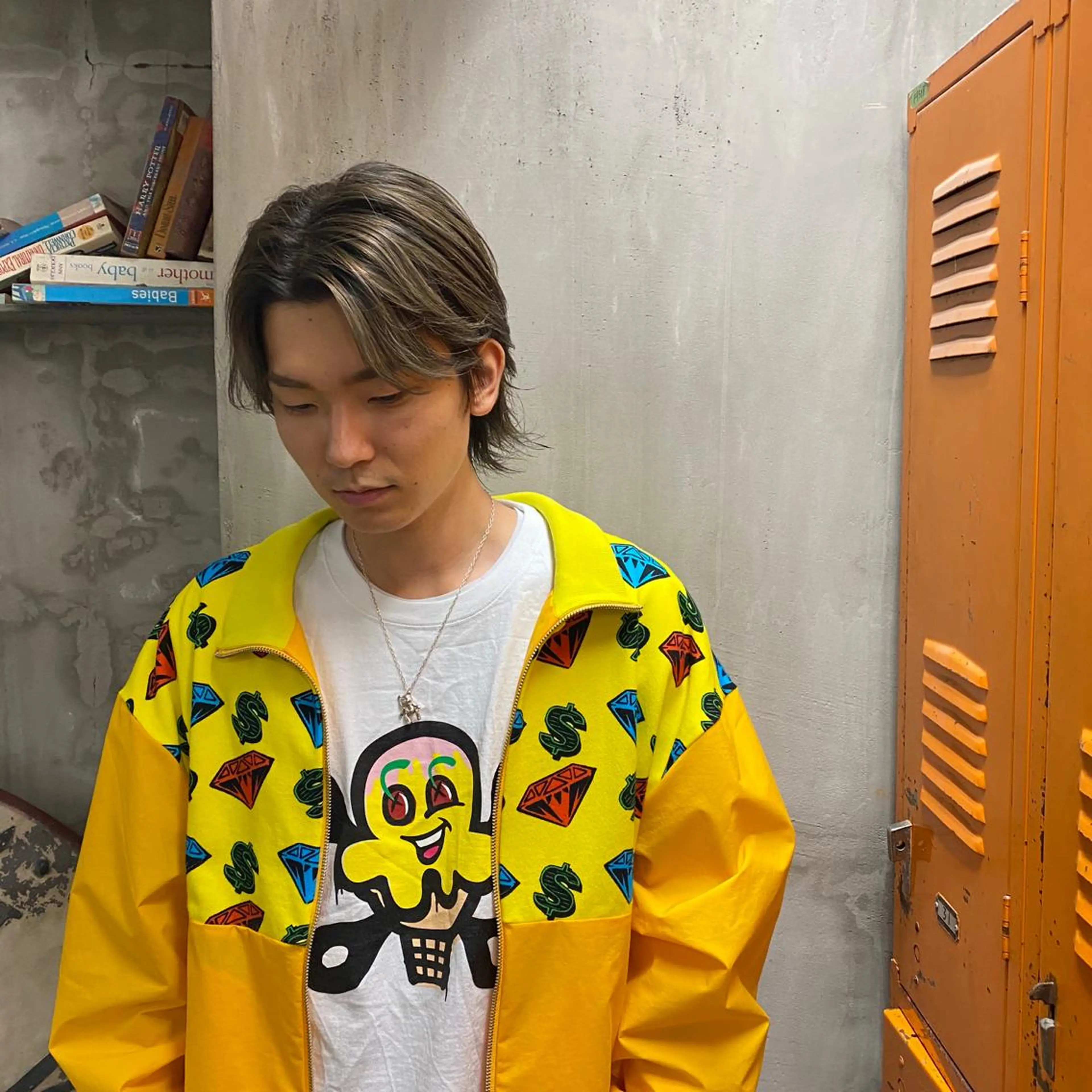 カラー メンズ ヘアカラー トリートメント パーマ、髪質改善 カズマのヘアスタイル