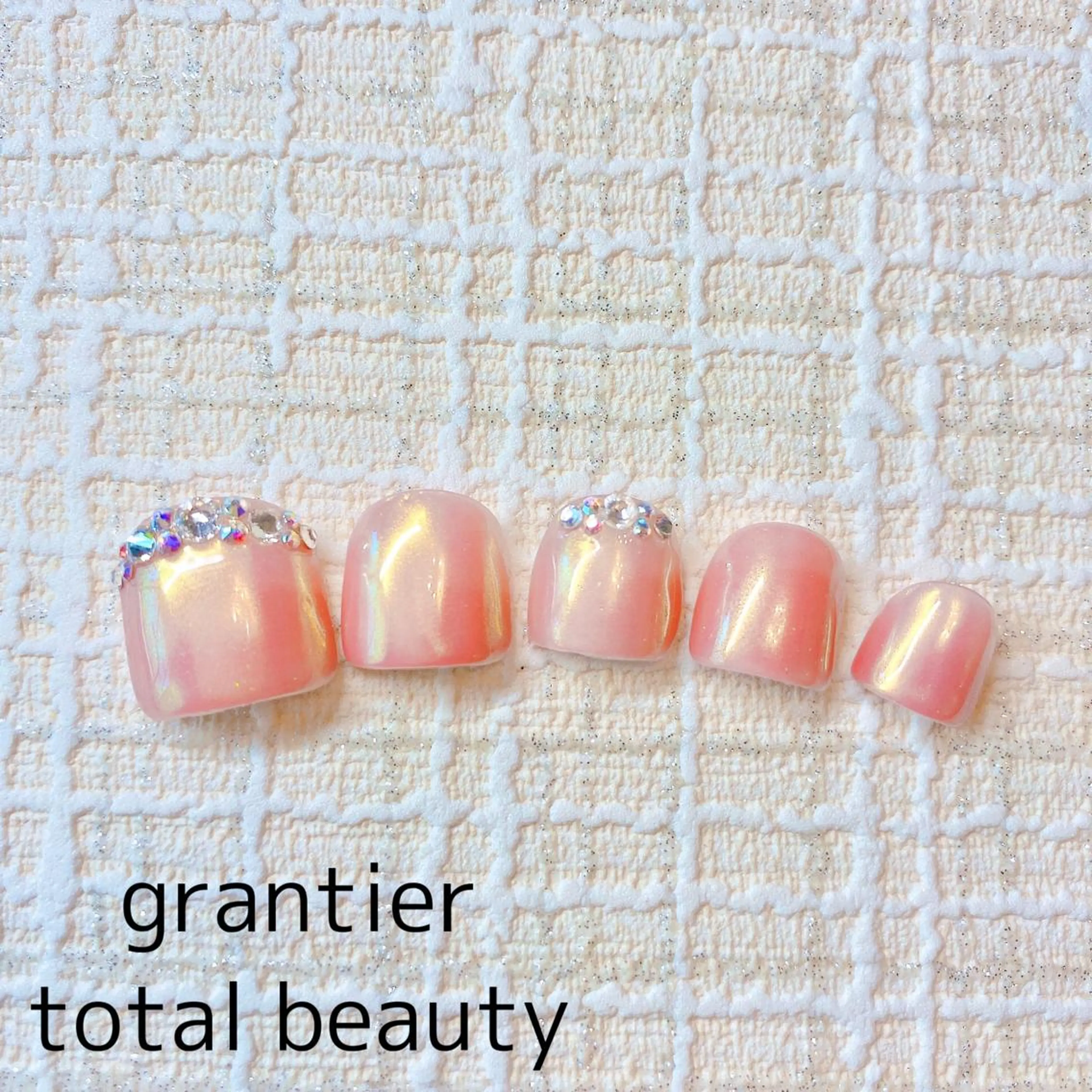 ネイル フットネイル フットネイル grantier beautyのネイルデザイン