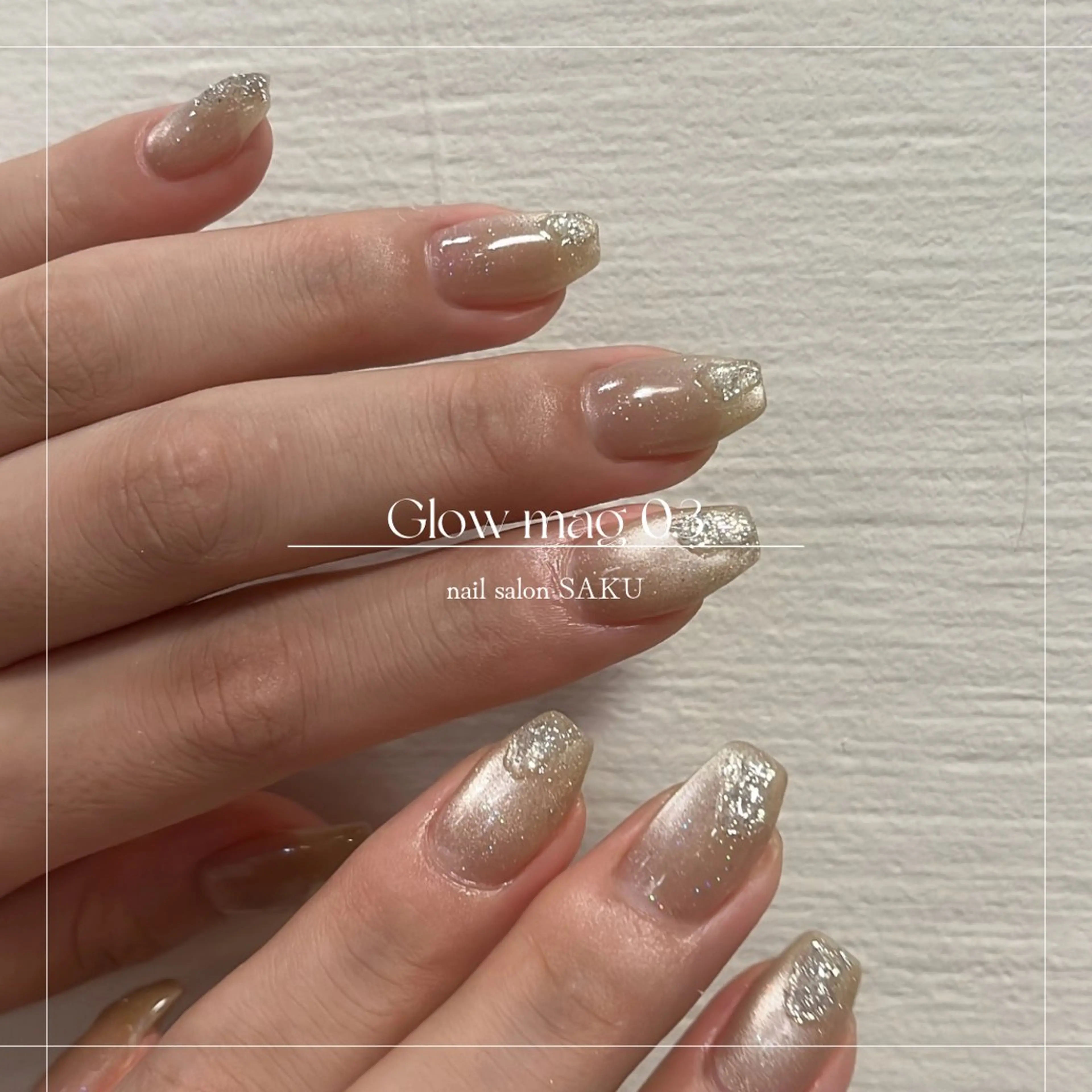 ネイル ニュアンスネイル シンプルネイル ハンドネイル SAKU  nail[サクネイル]所属・SAKU nail 作島茜のネイルデザイン